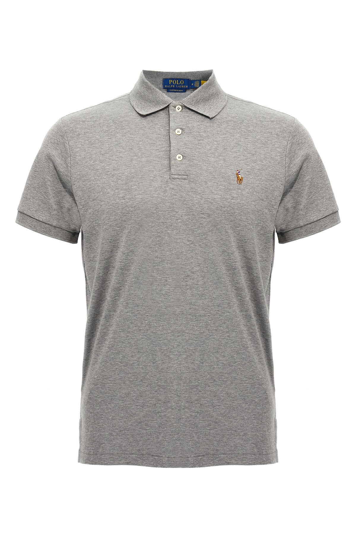 Tシャツ・カットソー BRUNELLO CUCINELLI Logo pique polo shirt (ME8548788 CHF08) Piqué polo shirt for Man in Black | Brunello Cucinelli
