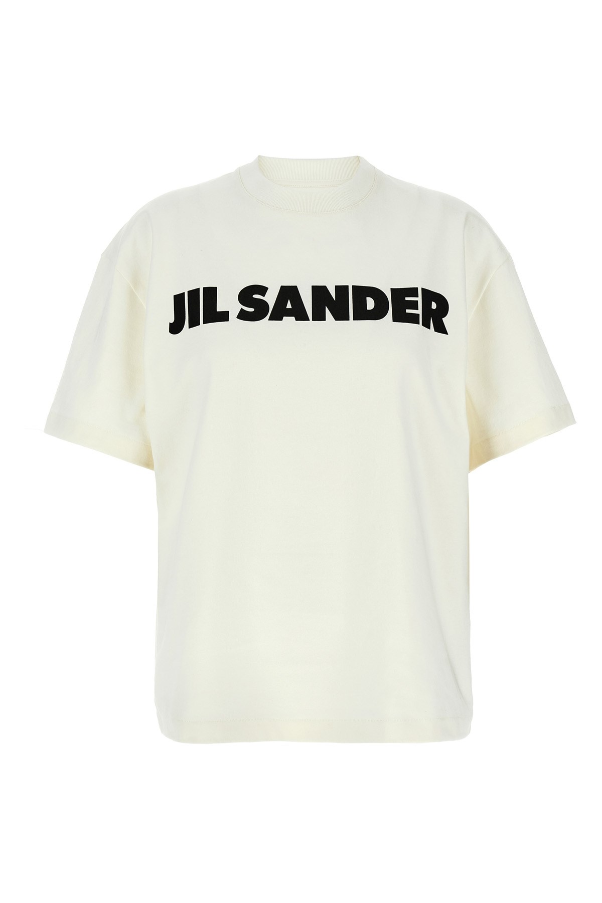 Jil Sander Relaxed-fit Cotton T-shirt With Bold Logo In Multi