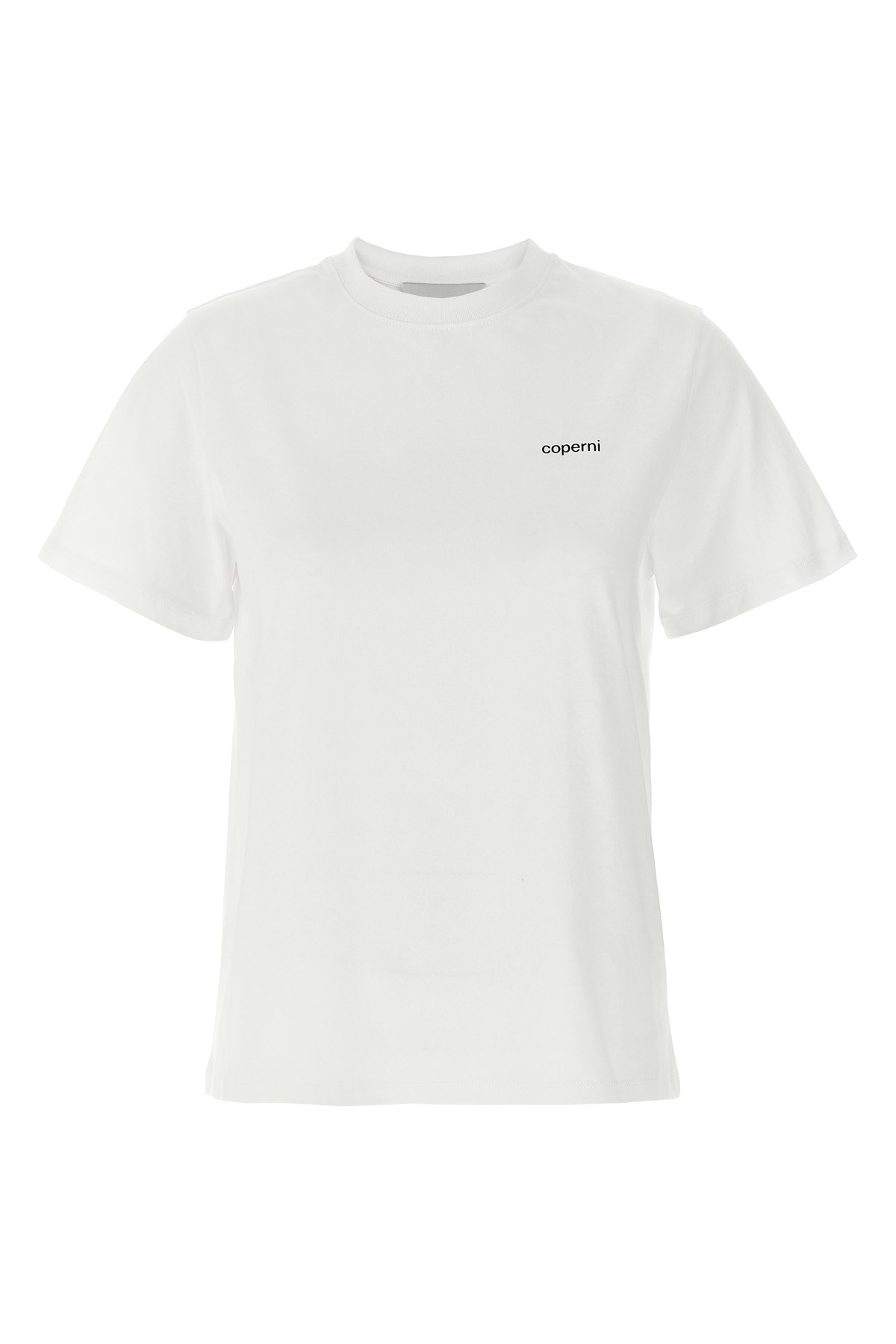 Coperni Boxy Crewneck T In White