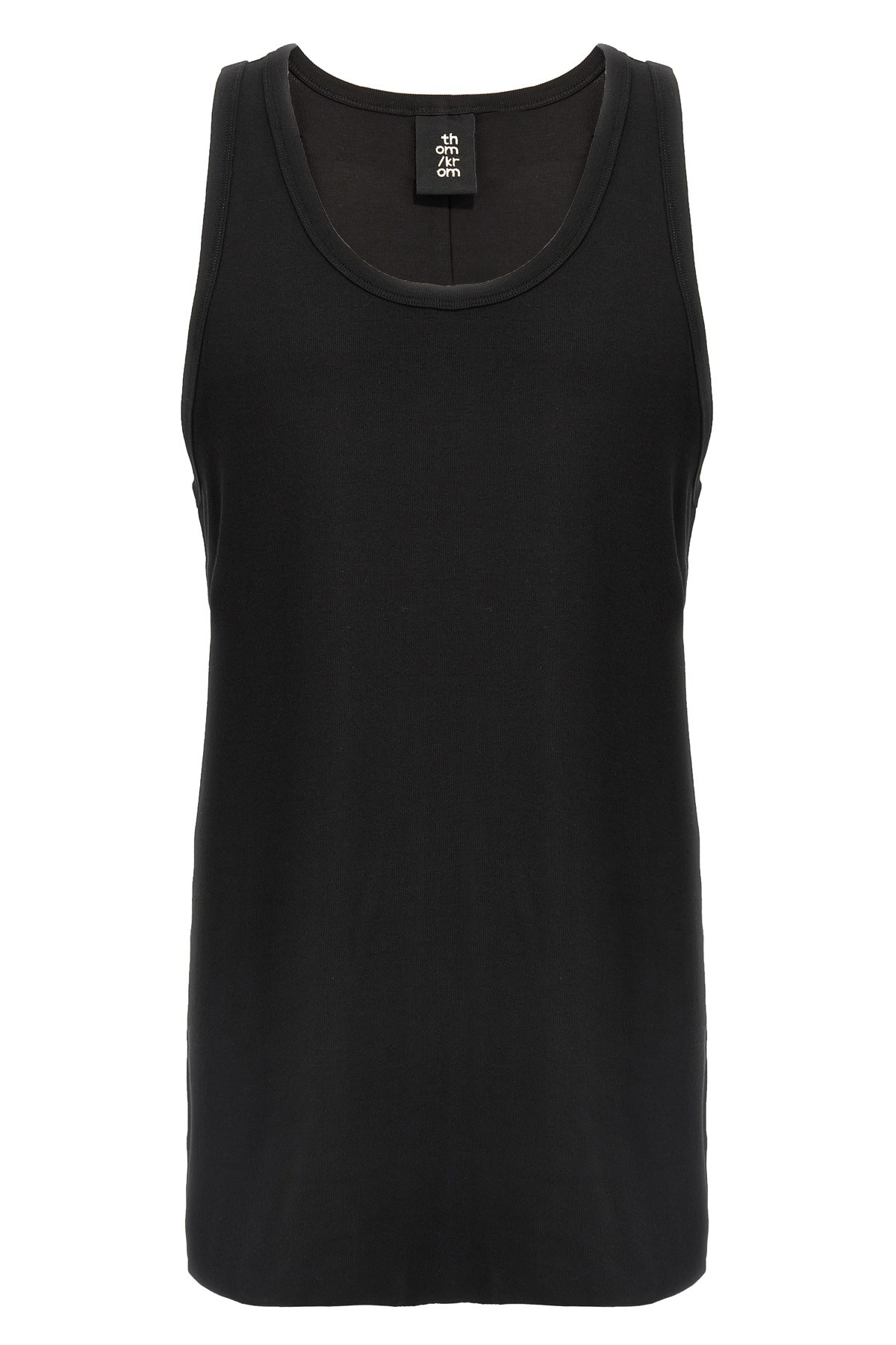 Thom Krom Scoop-neck Ribbed-knit Tank Top