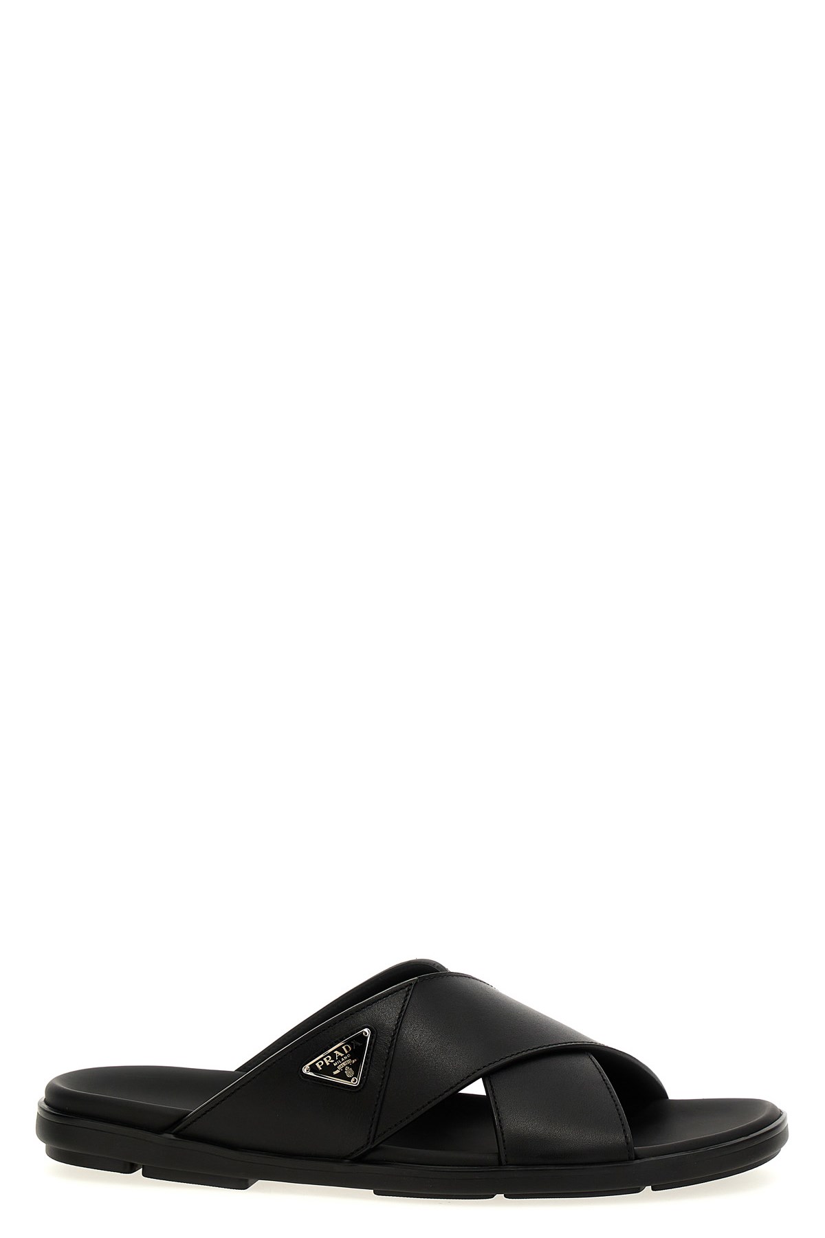 Prada Logo Sandals