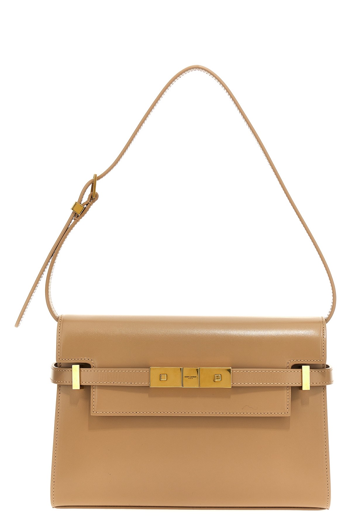 Saint Laurent Manhattan Small Shoulder Bag In Smooth Leather