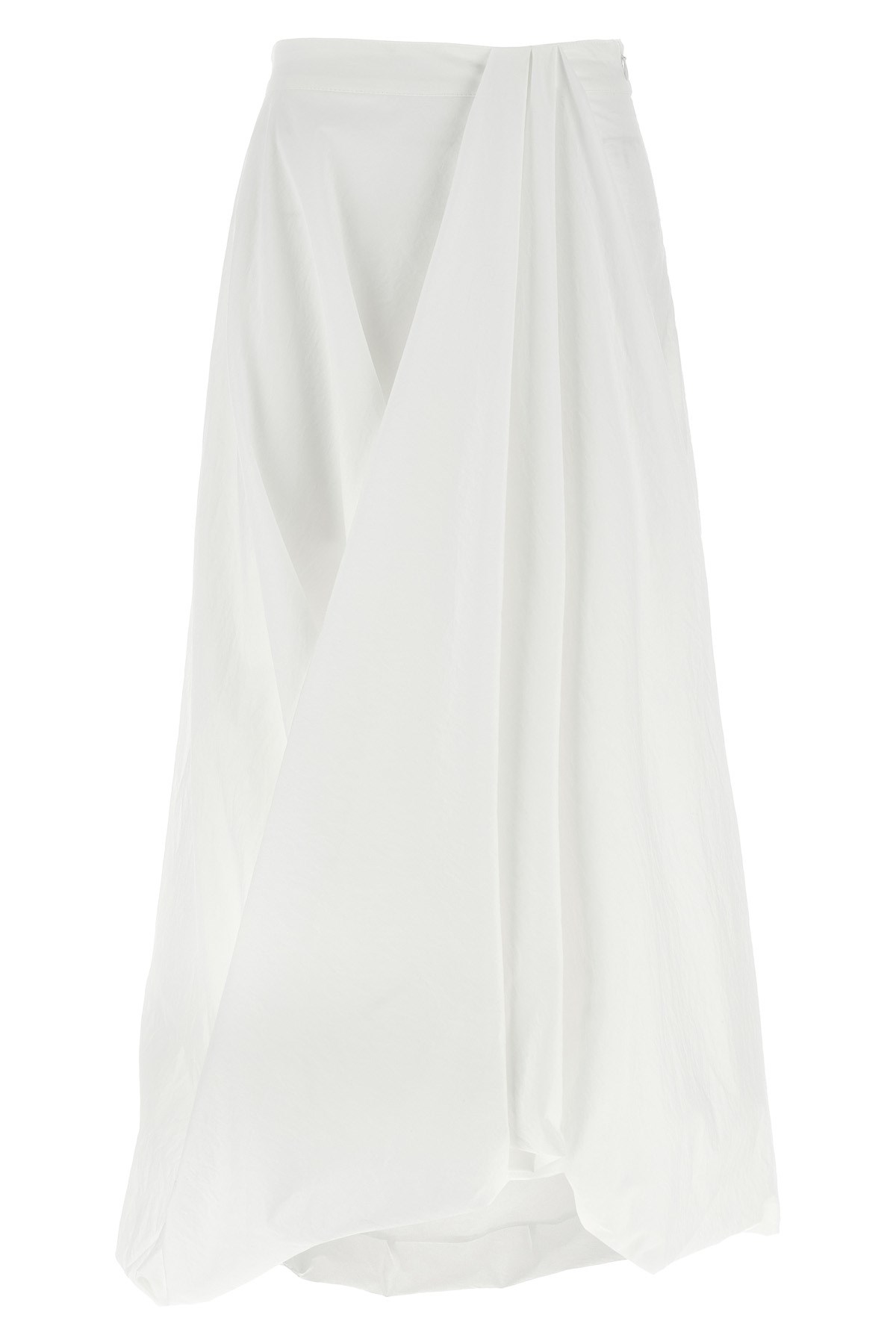 Brunello Cucinelli Bubble Hem Skirts White
