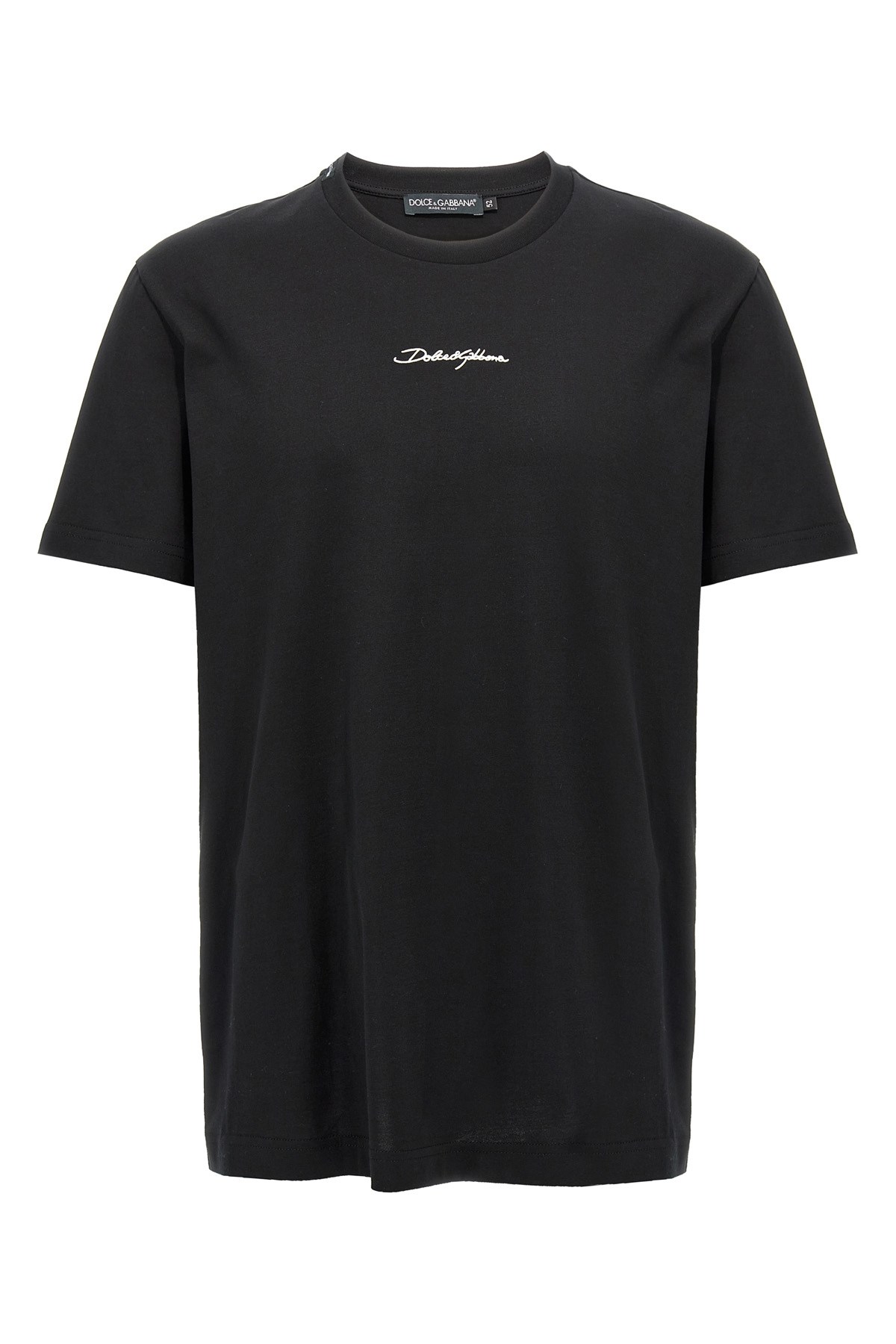 Dolce & Gabbana Logo Embroidery T-shirt In Black | ModeSens
