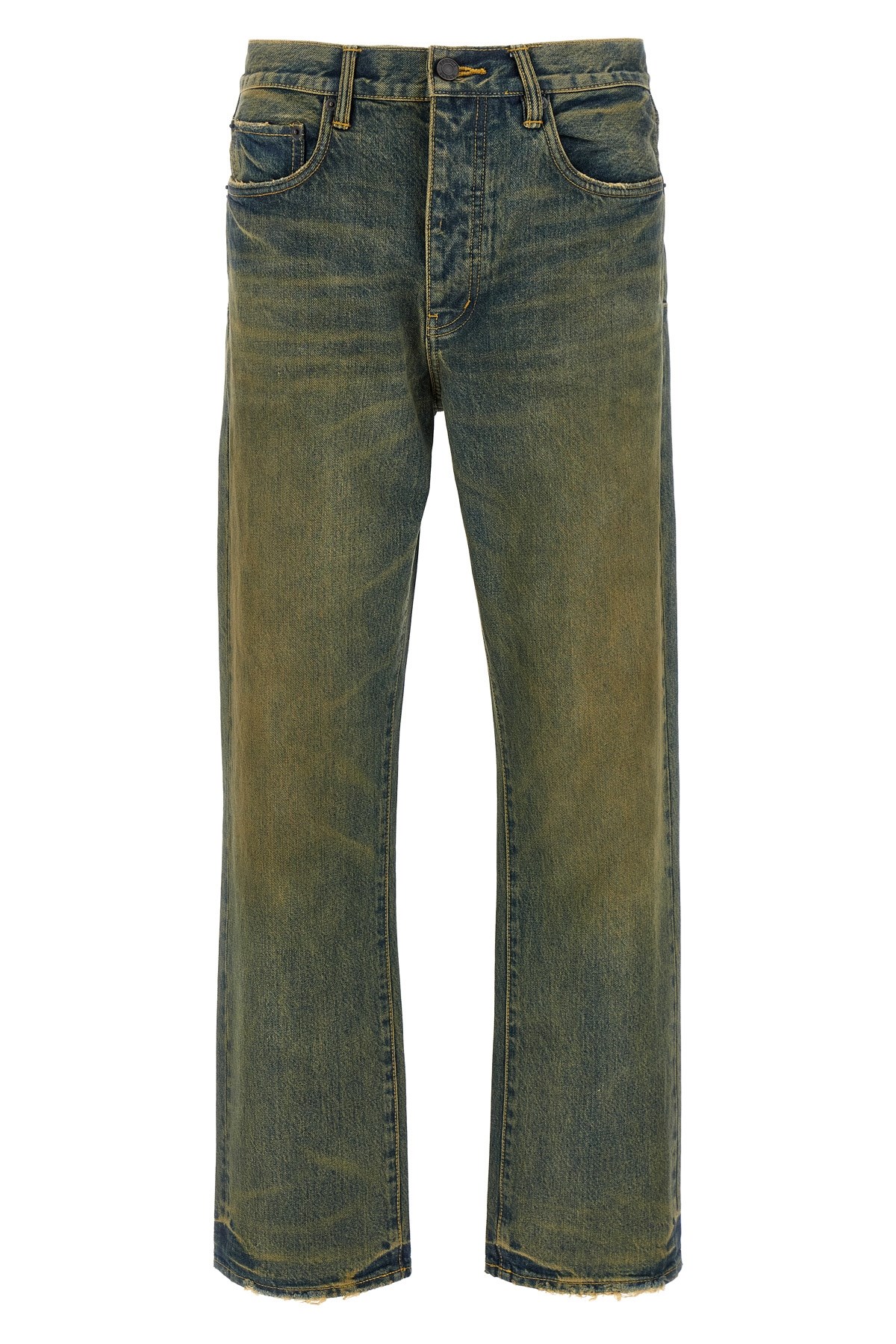Purple P011 Sand Dune Jeans Yellow