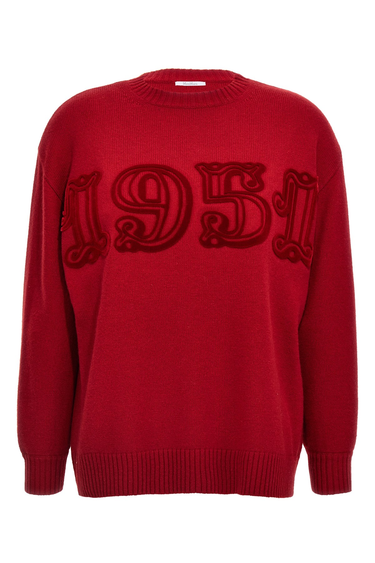 Max Mara Logo Wool And Cashmere Jumper