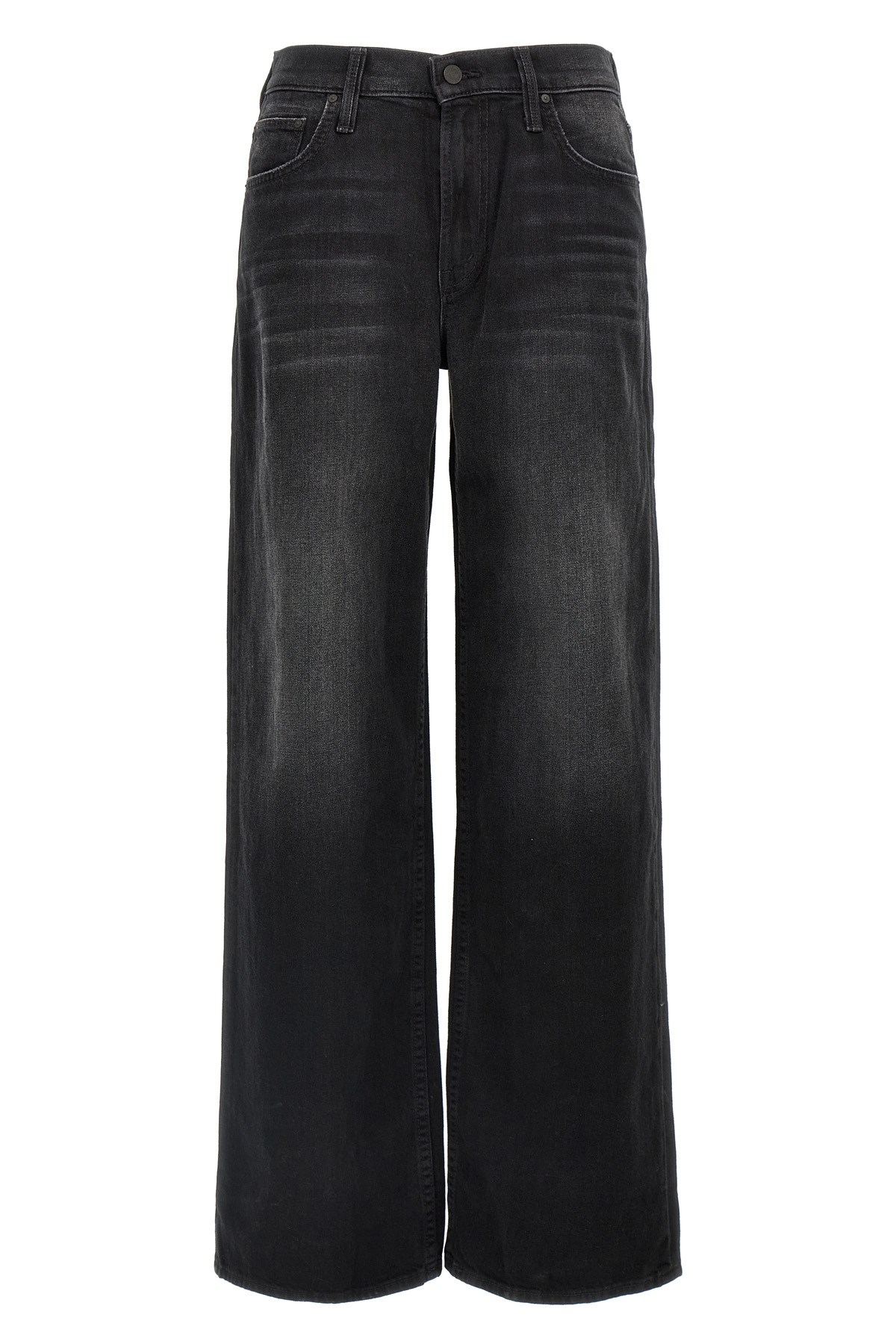 Mother Patch Pocket Rambler Zip Sneak Vroom Wide Straight Leg Jean