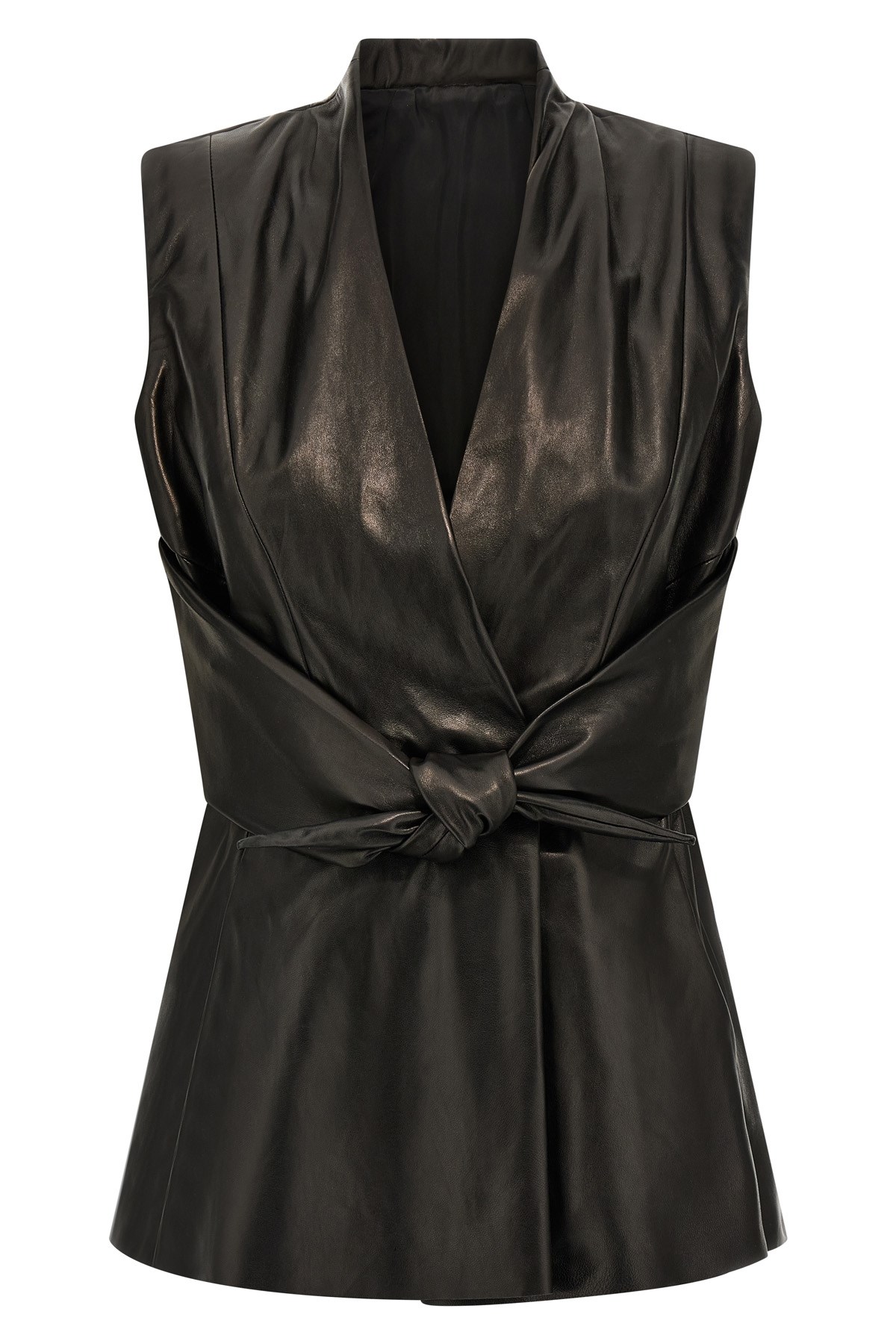 Rick Owens Black Sleeveless Strutter Vest