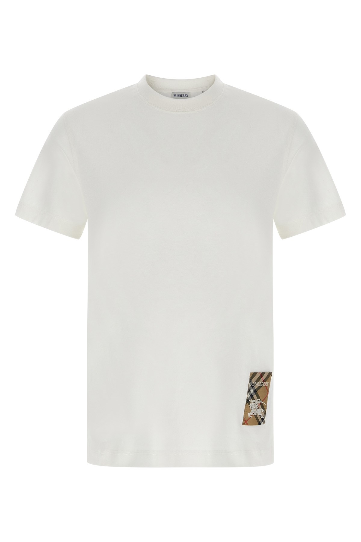 Burberry Check Patch T-Shirt - Size L