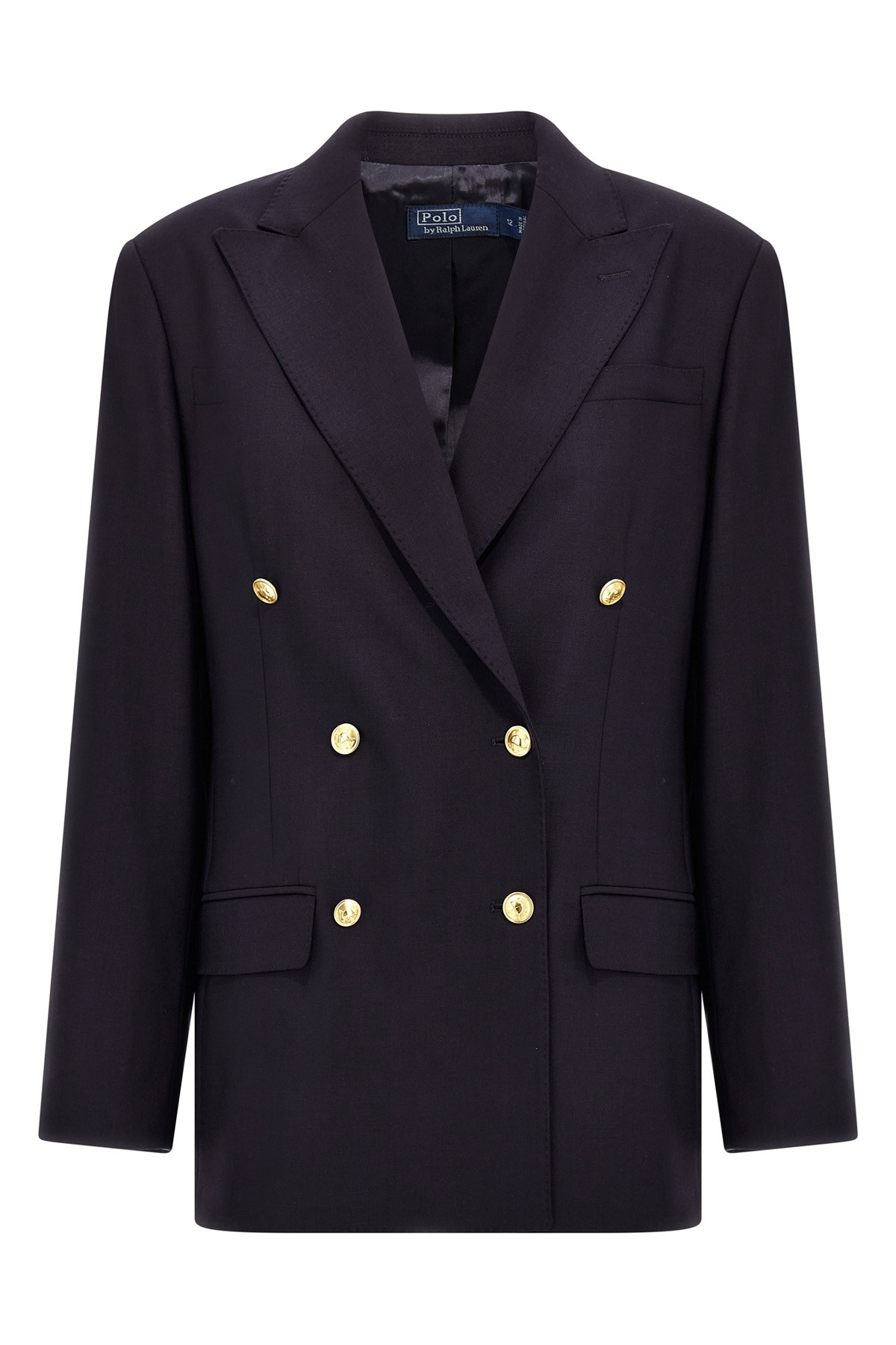 Polo Ralph Lauren Womens Wool Suit Separate Double-breasted Blazer