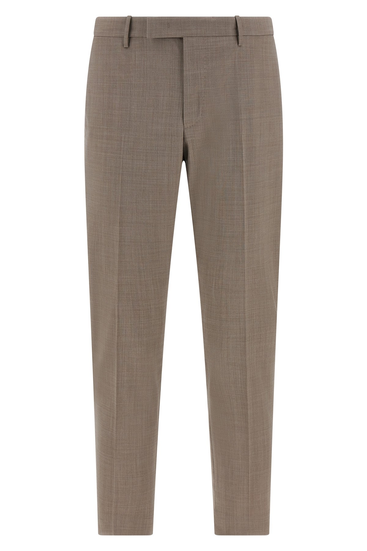 Pt Torino Tailored Straight-leg Pants With Subtle Pleats And Side Pockets
