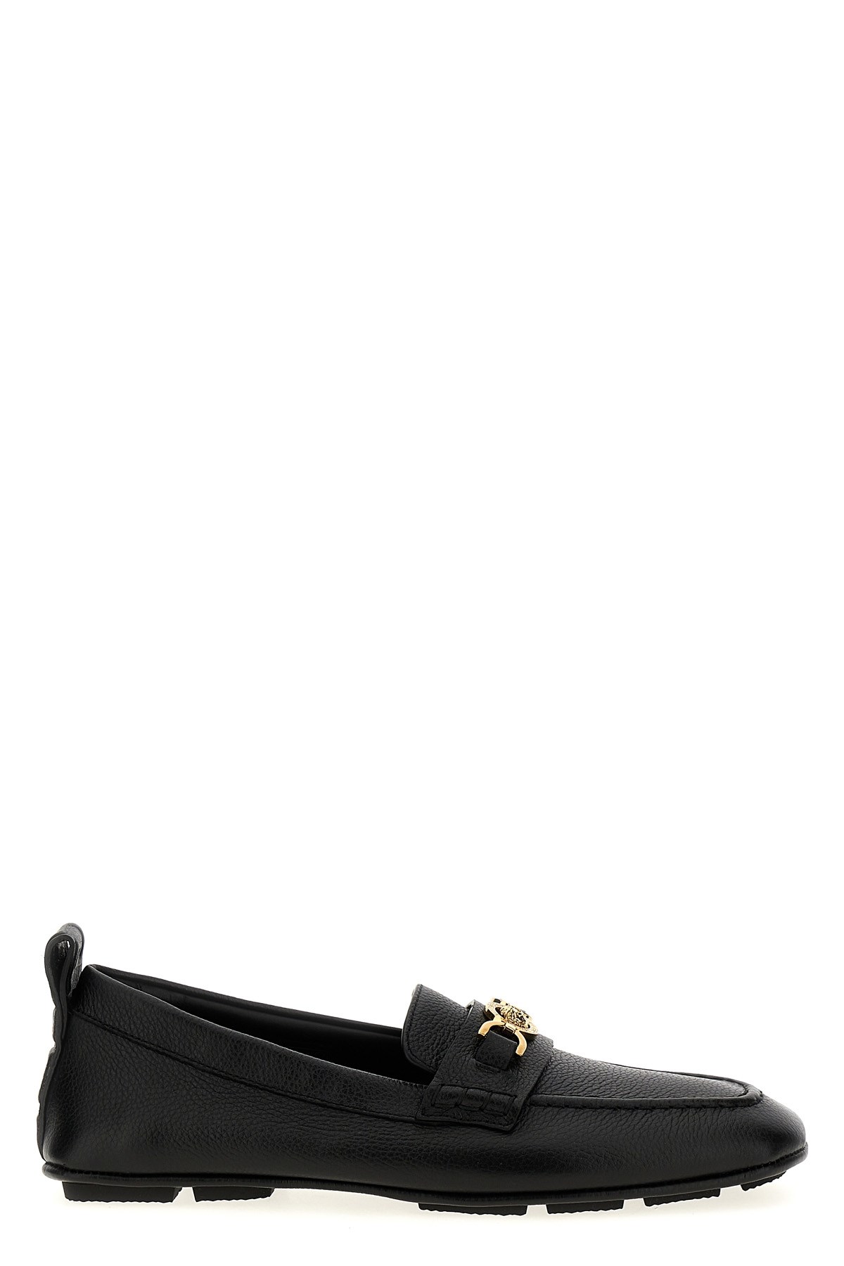 Versace Villa Loafers In Calfskin Leather