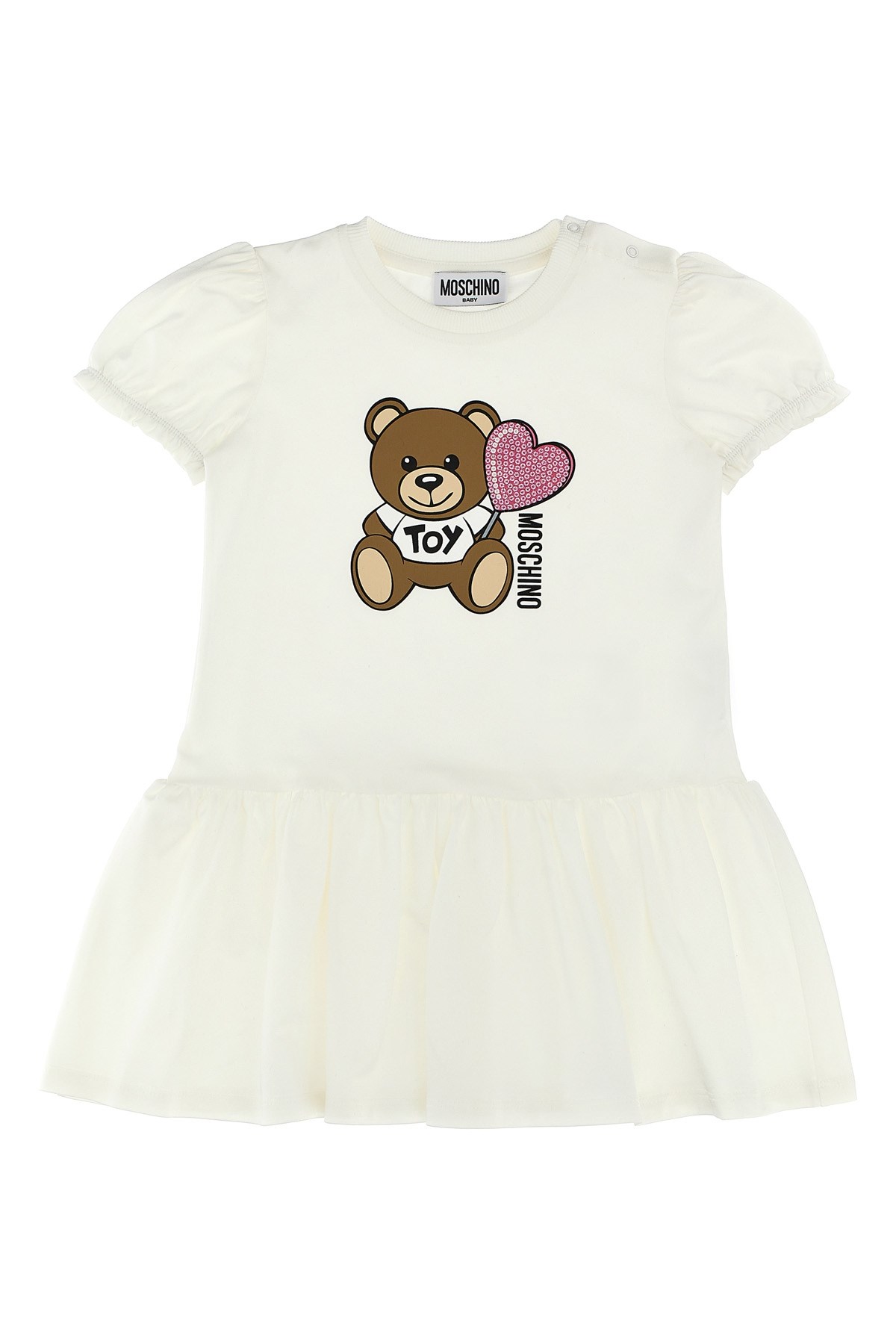 Moncler enfant Two-material dress available on julian