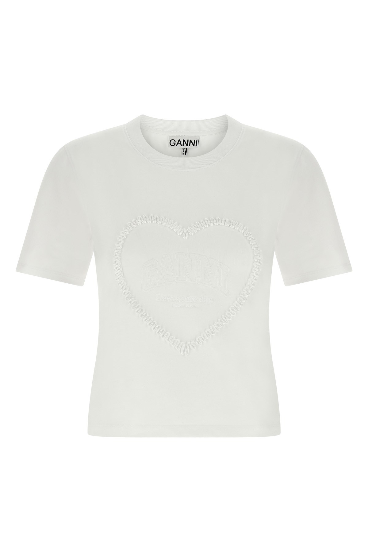 Heart Embroidery T-Shirt