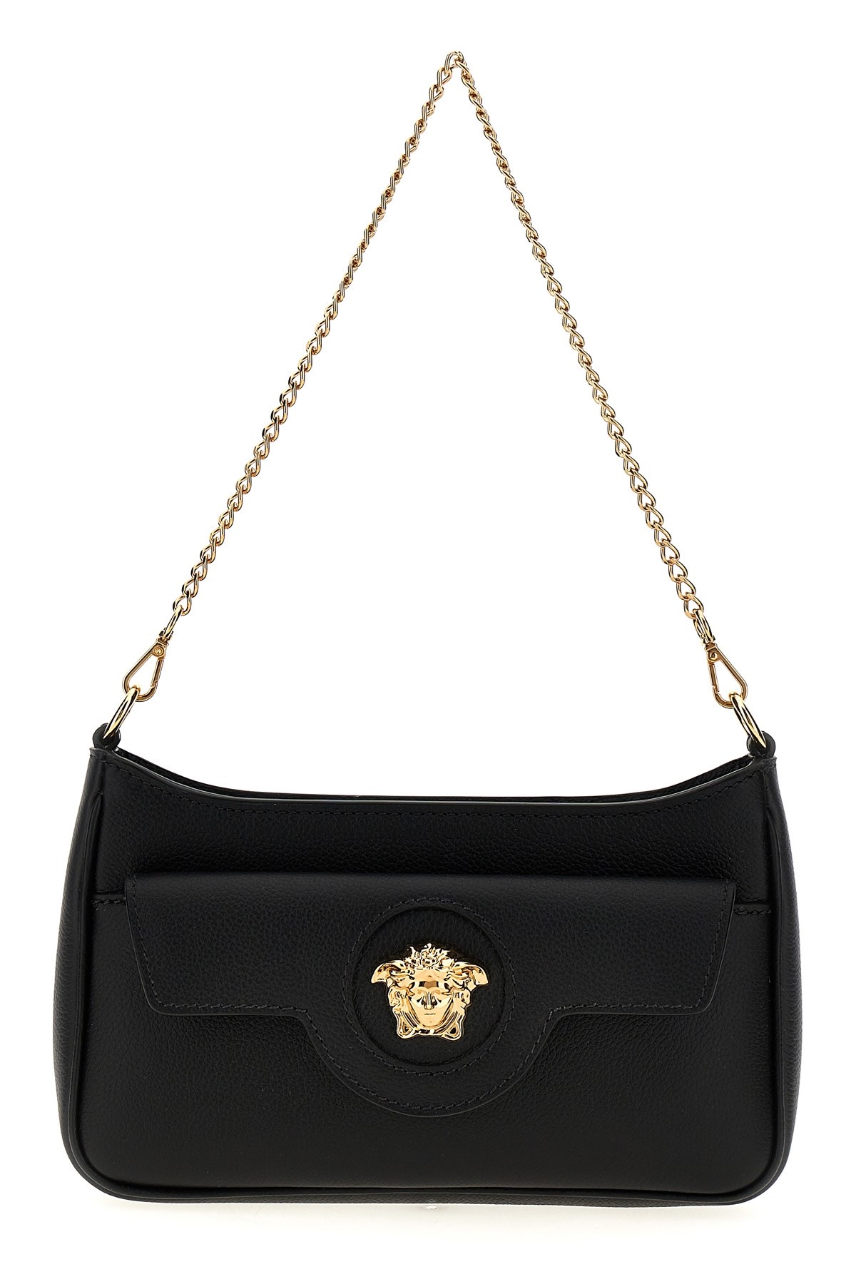 Versace Black La Medusa Mini Crossbody Bag