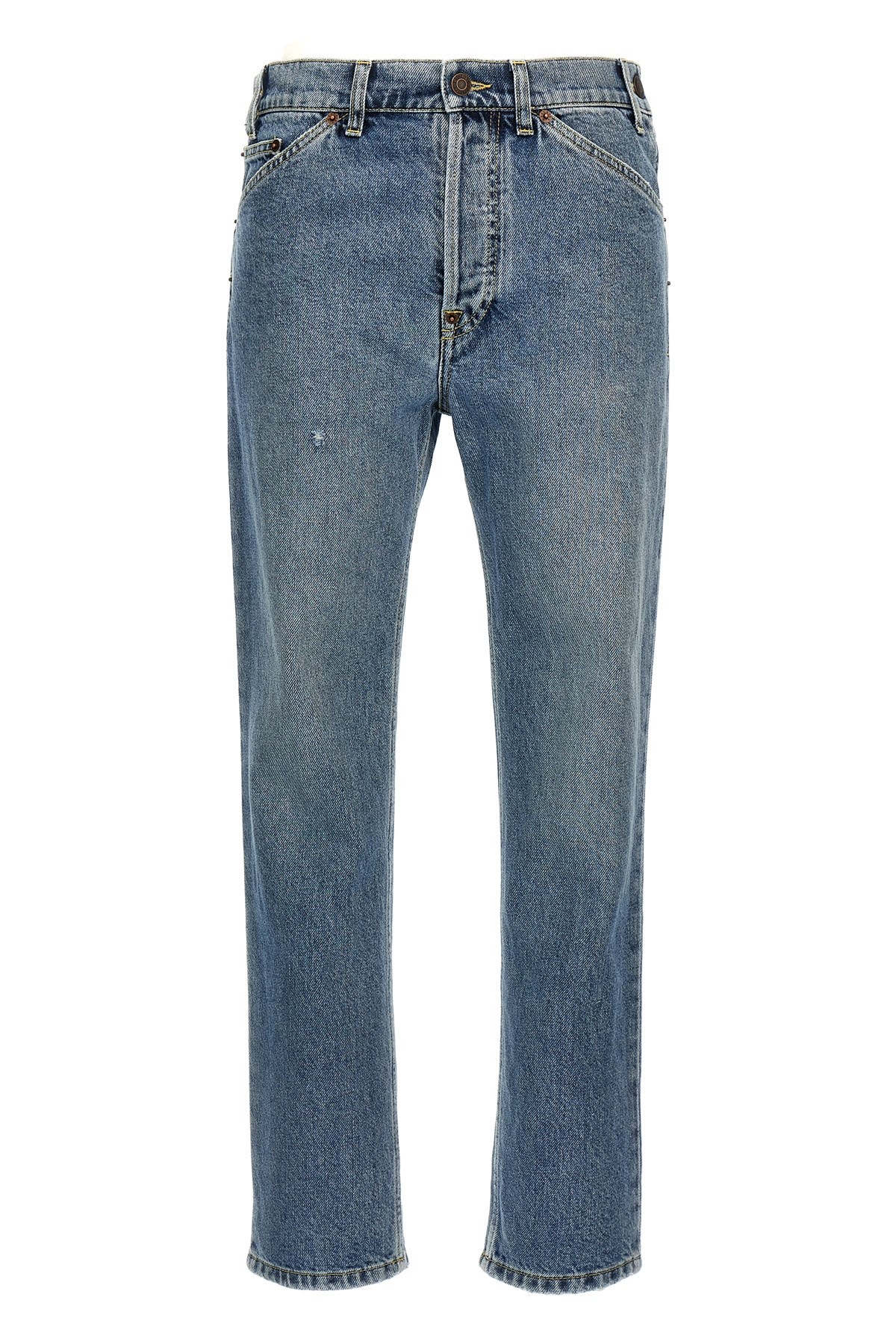Moschino Denim Jeans With Five-pocket Design And Belt Loops