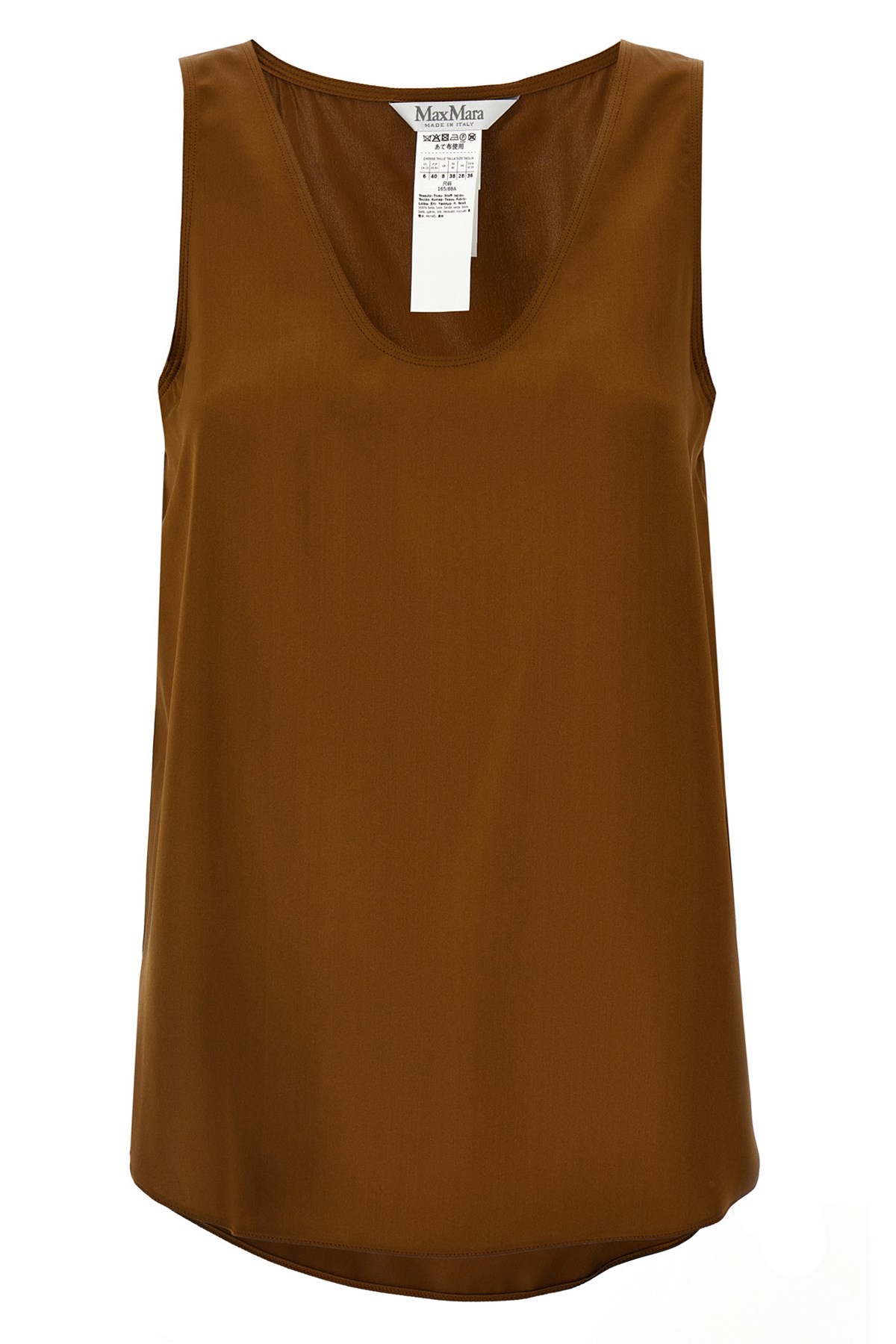 Max Mara Filly Tops Brown In Brown
