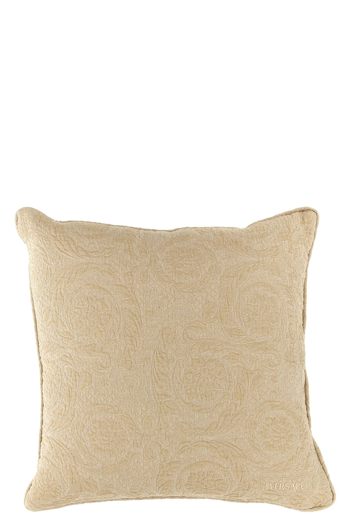 Versace Home 'barocco' Cushion In Sand