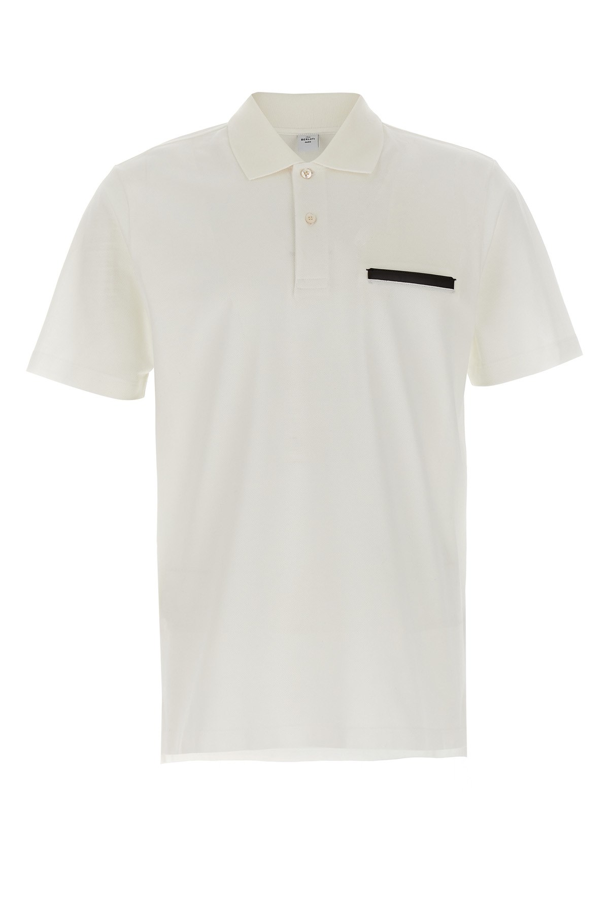 Berluti Short-sleeved Polo Shirt In White