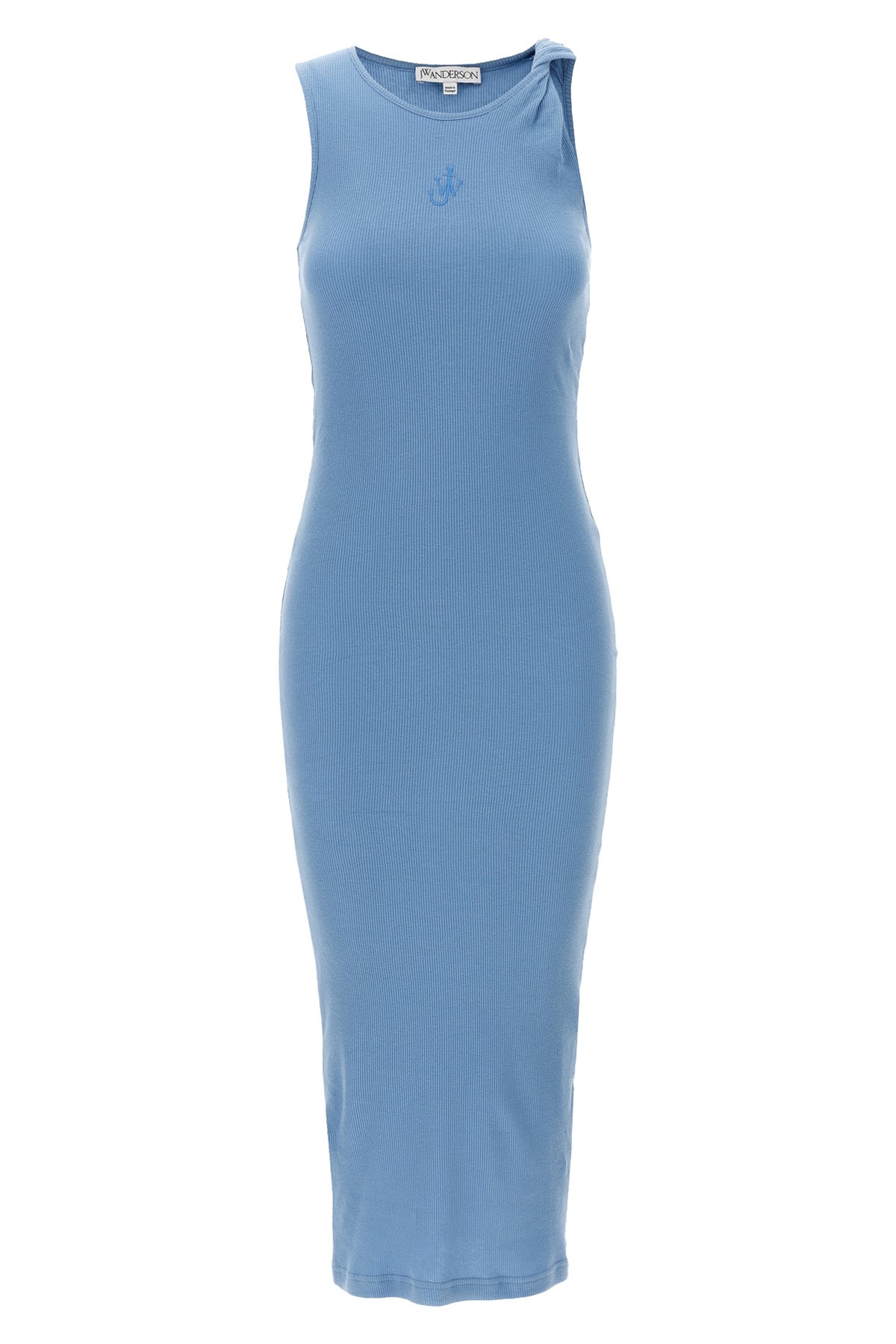 Jw Anderson J.w.anderson Logo Ribbed Dress