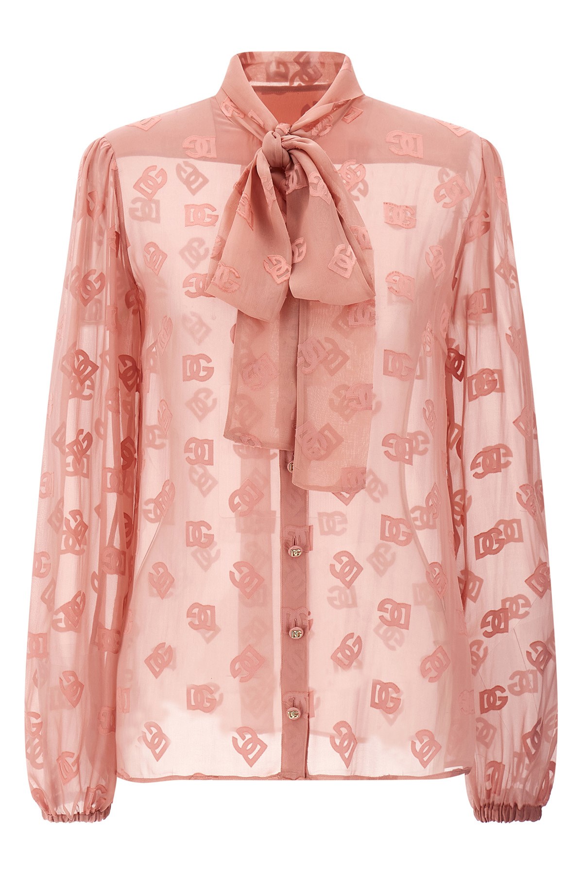Dolce & Gabbana Pink Front Button Shirt