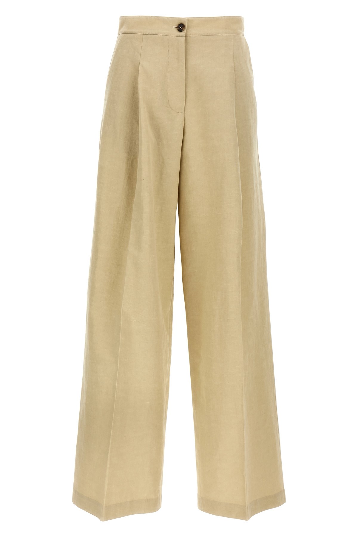 Yves Salomon Women Linen Trousers