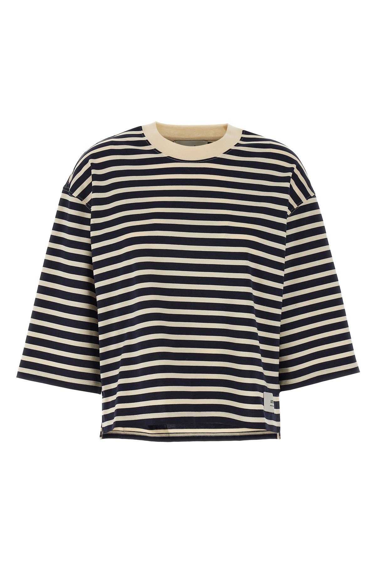 Ami Alexandre Mattiussi Ami Paris Women Striped T-shirt