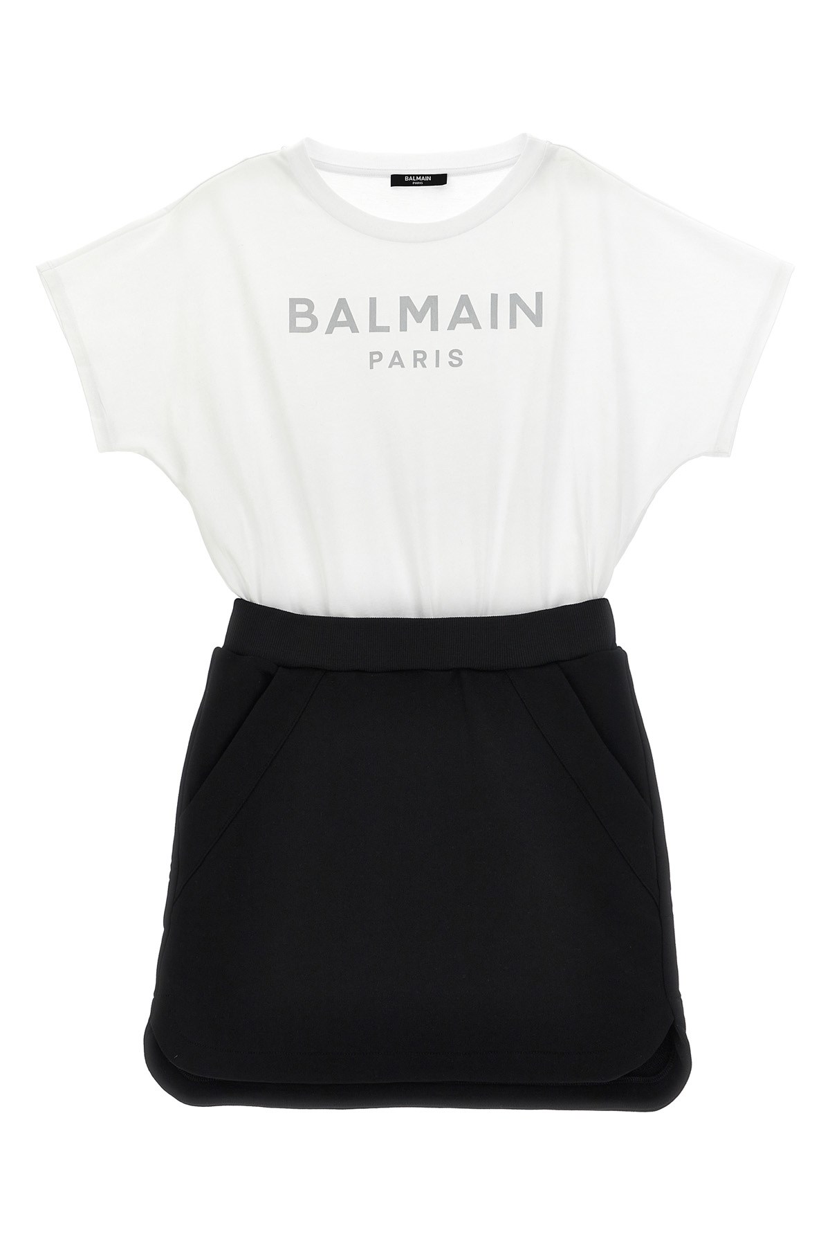 BALMAIN BALMAIN KIDS LOGO DRESS 