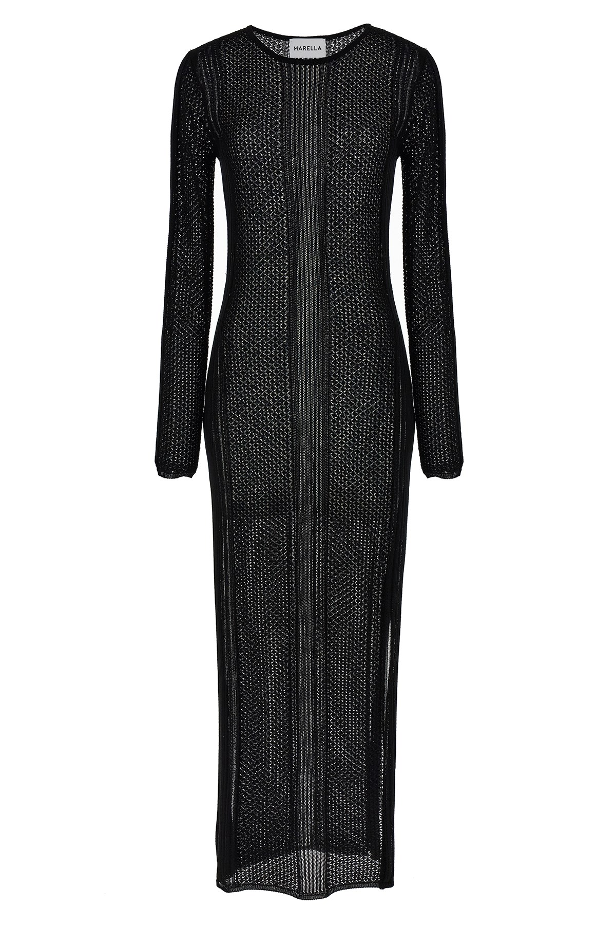 Marella Openwork Wedding Dress In Black