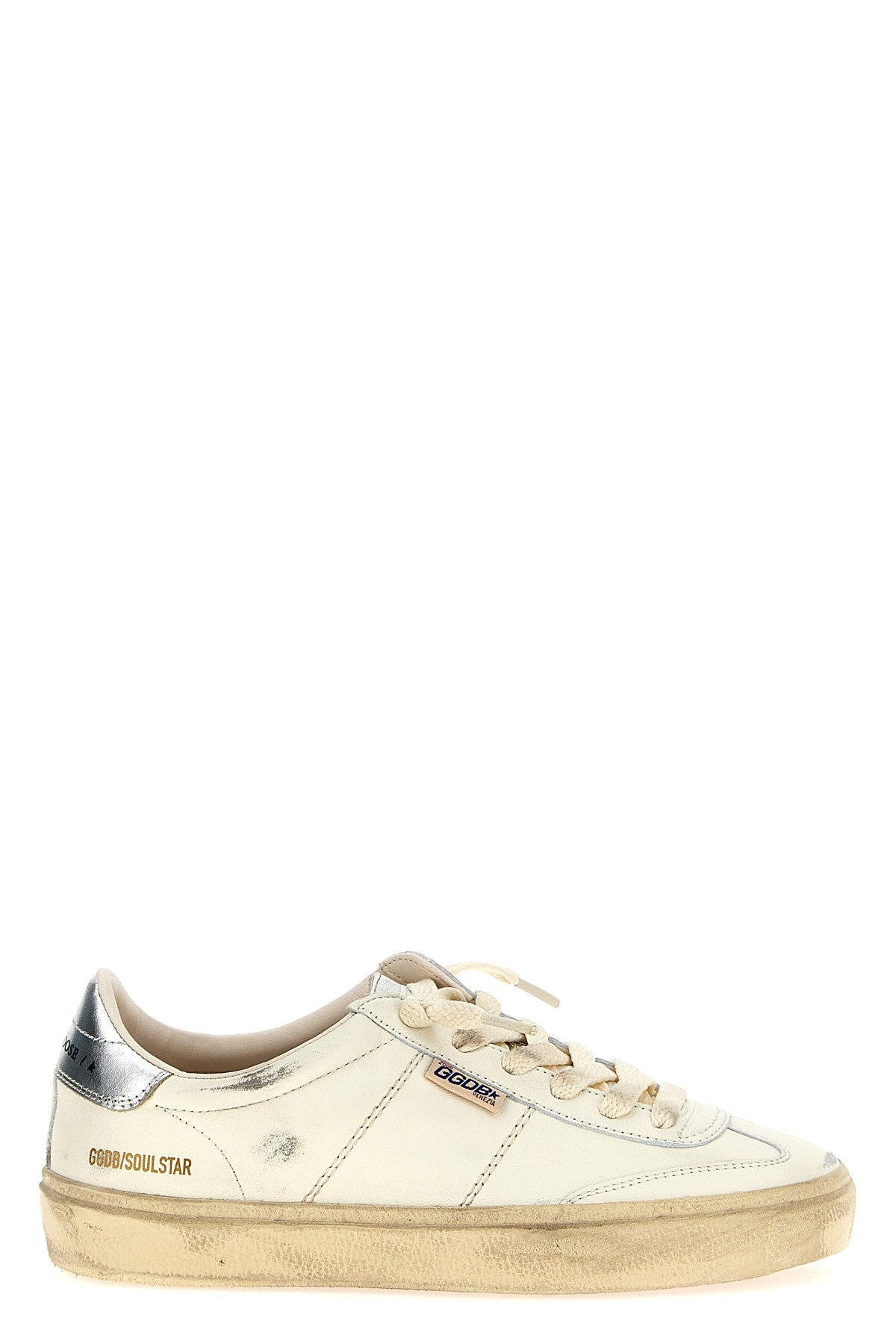 Golden Goose Soul Star Sneakers Silver In Neutral