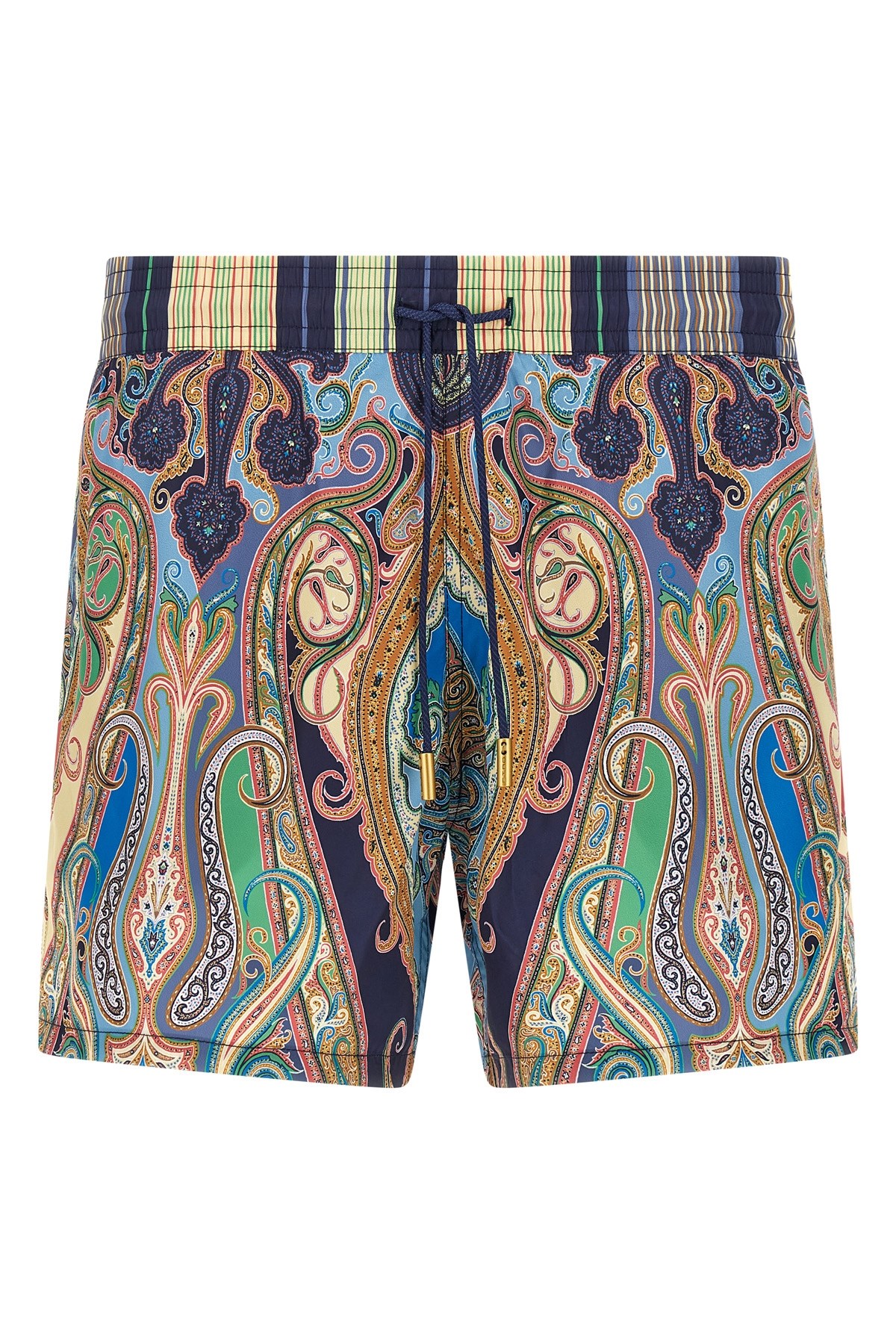 Etro Vibrant Paisley Pattern Boxer Swimsuit In Multi