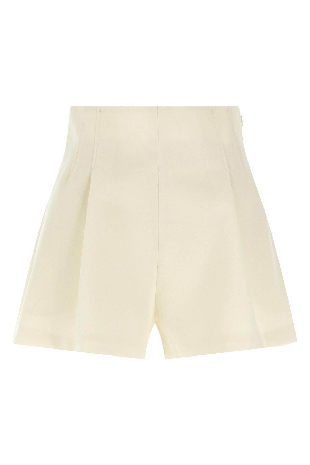 The Andamane High-waisted A-line Pleated Shorts