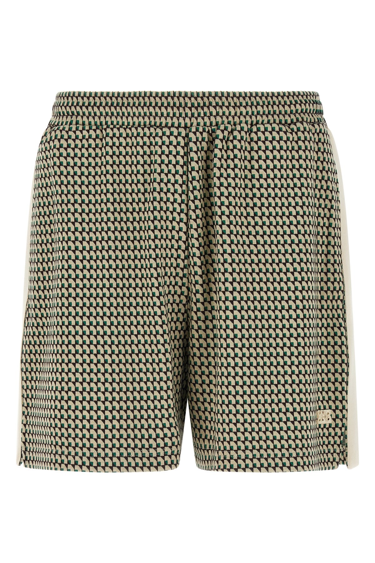 Wales Bonner 'dynamic Patterned Side Stripe Elastic Waistband Shorts'