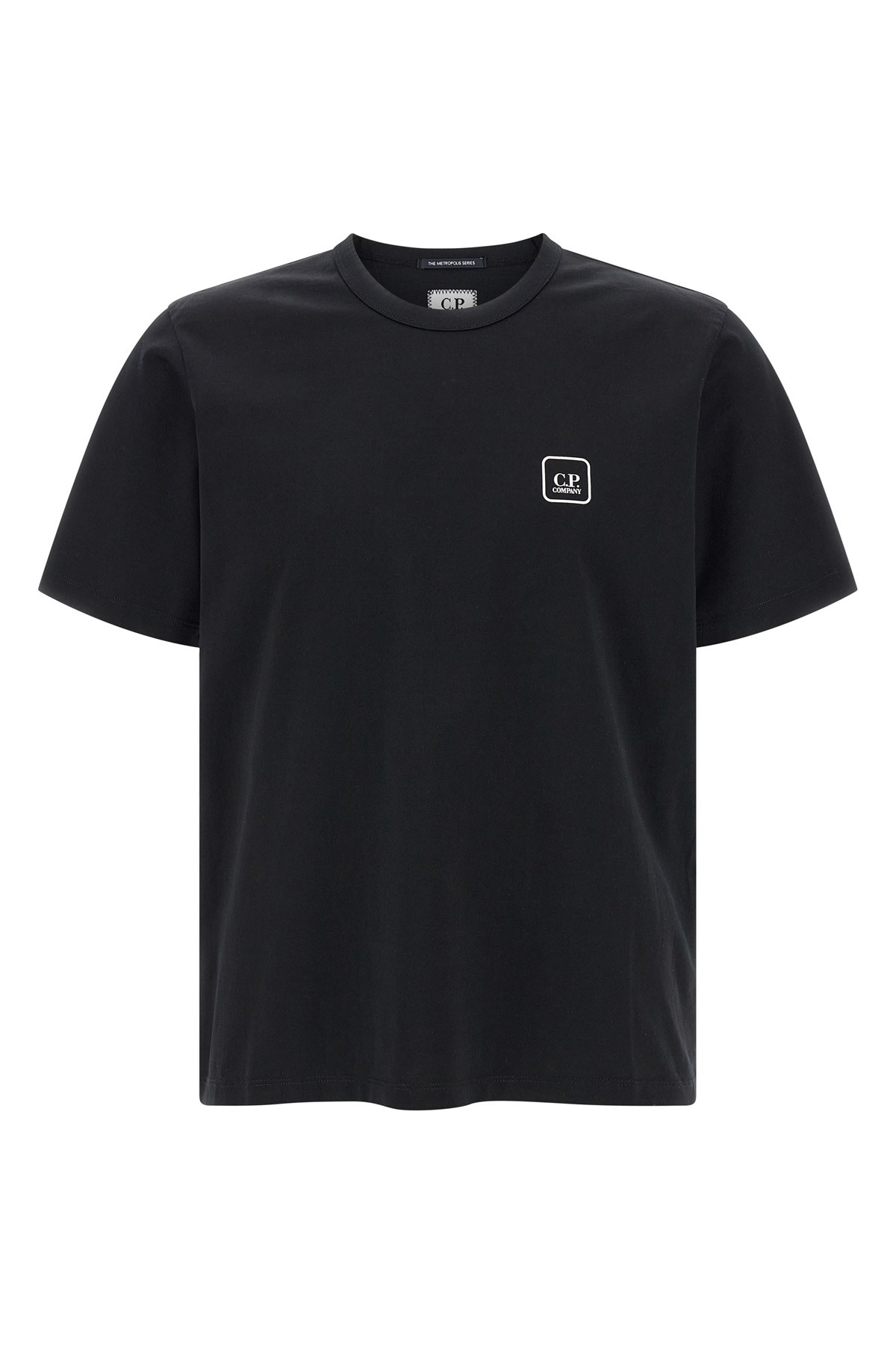 C.p. Company C.p.company Metropolis Series Mercerized Jersey T-shirt In Black