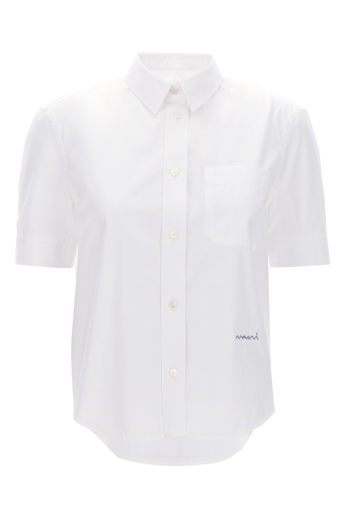 Marni Cotton Shirt Shirt And Blouse In White