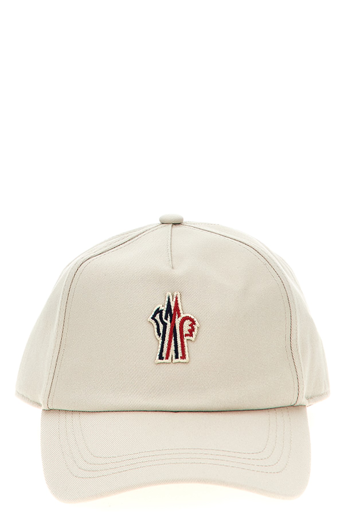 Moncler Beige Logo Baseball Cap