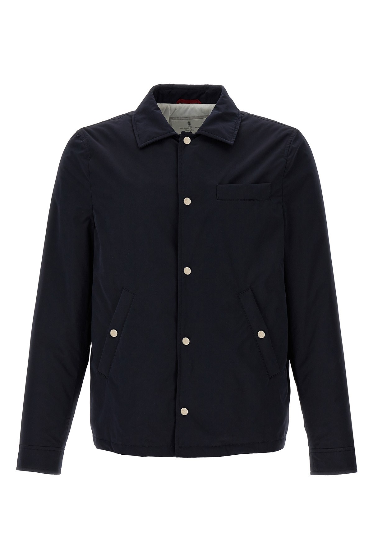 Brunello Cucinelli Water Repellent Jacket Casual Jackets, Parka Blue In Blue