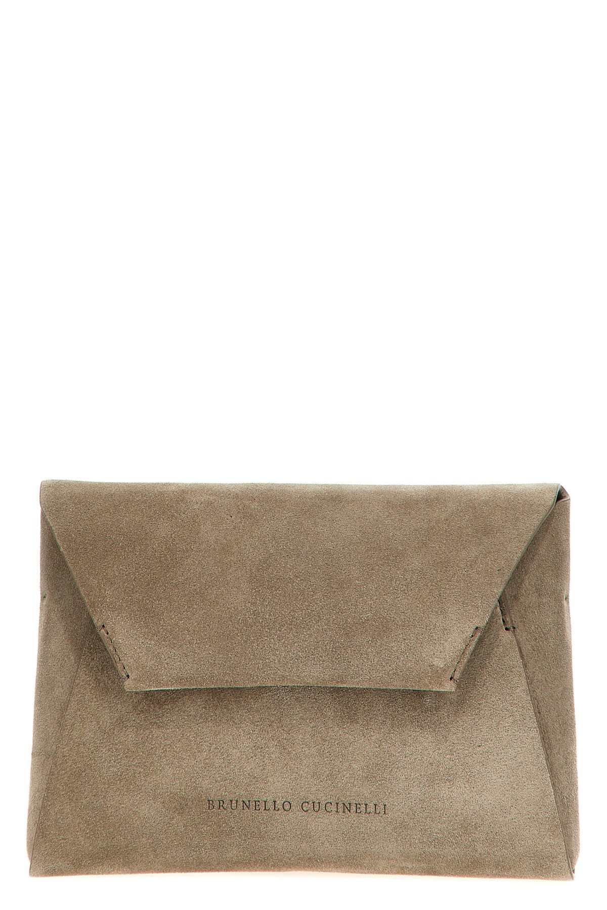 BRUNELLO CUCINELLI BRUNELLO CUCINELLI MONILE SUEDE CLUTCH BAG