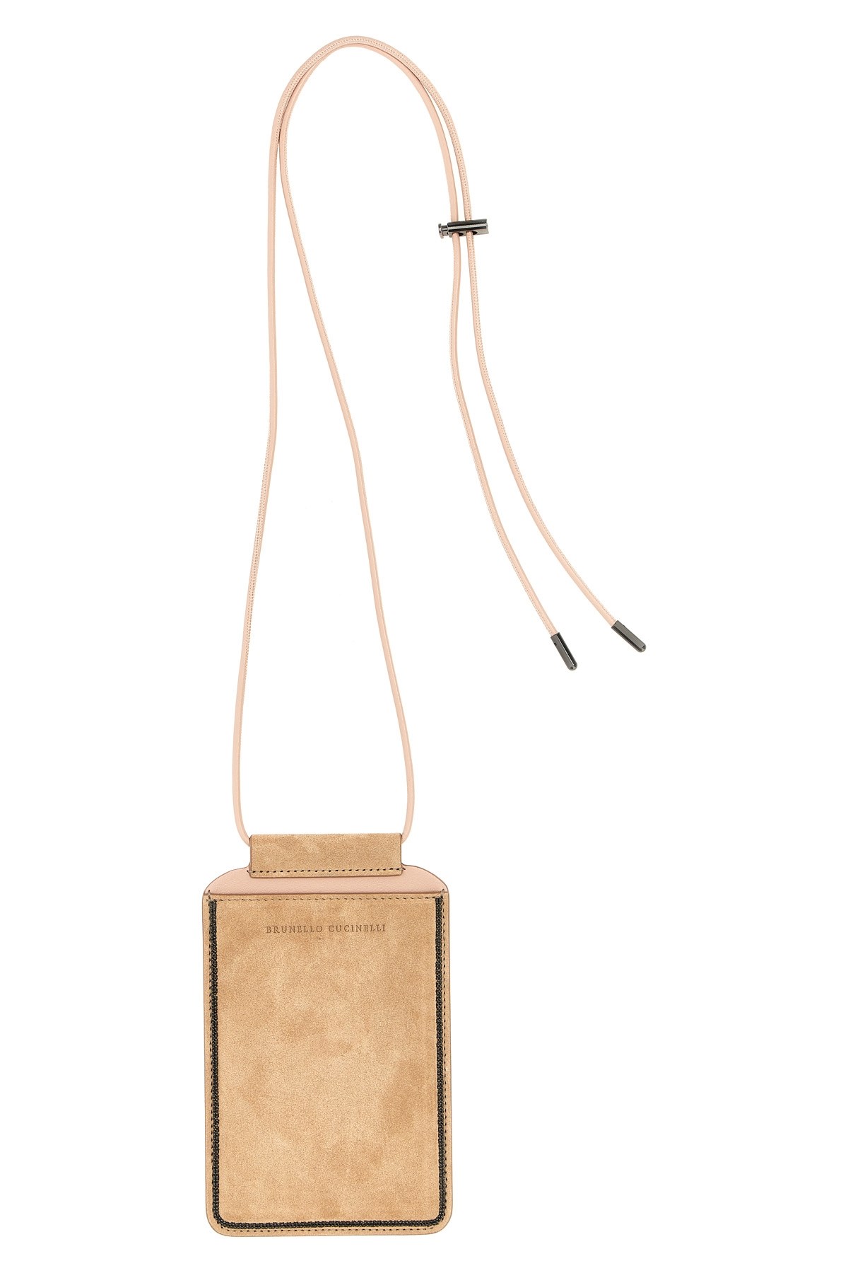 Shop Brunello Cucinelli 'shiny Trim' Smartphone Holder