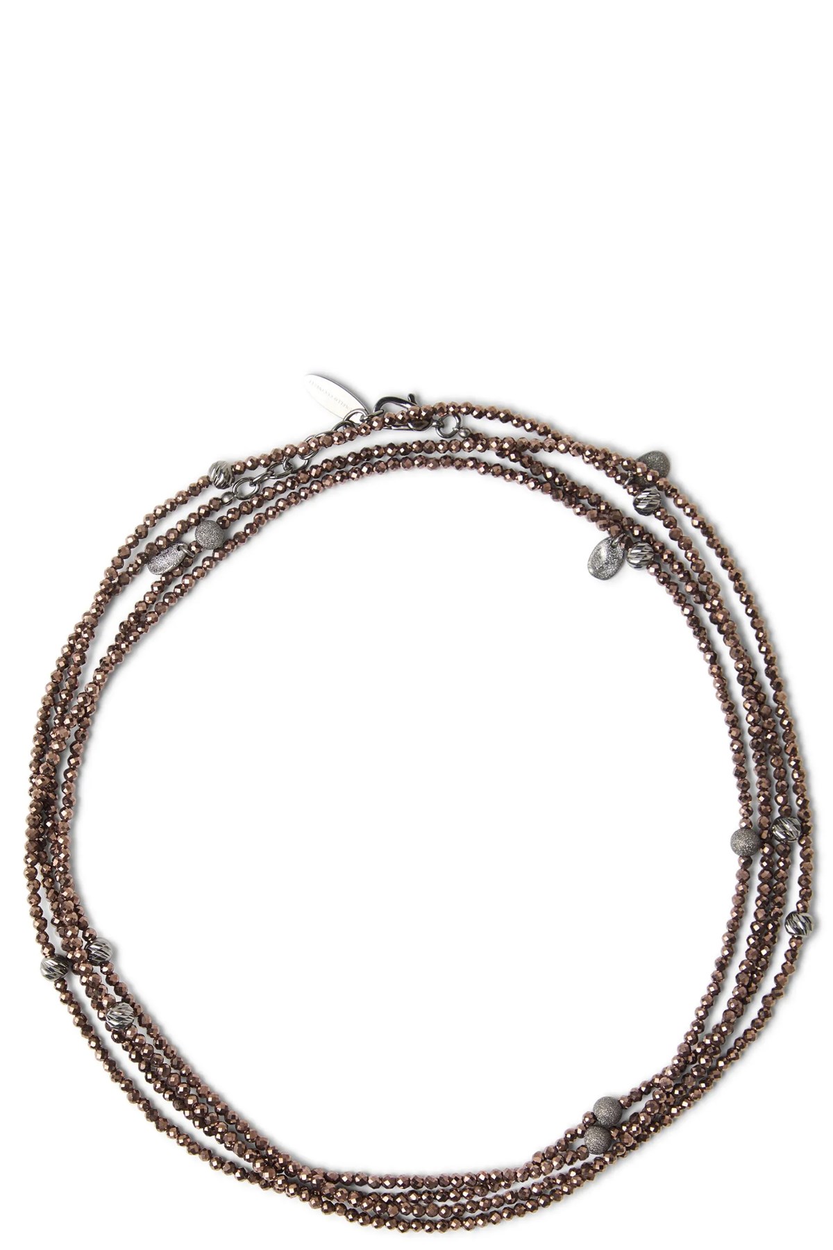 Brunello Cucinelli Strand Bracelet With Metallic Finish And Beaded Detailing
