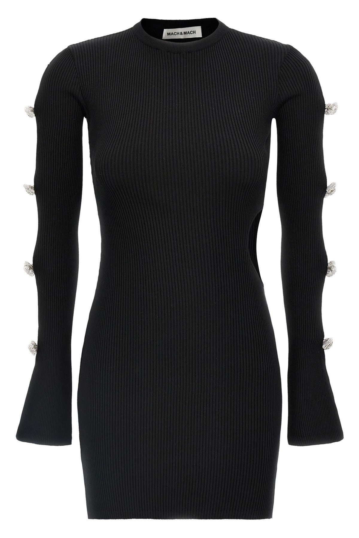 MACH & MACH Abito 'Cut-Out Crystal Bow'