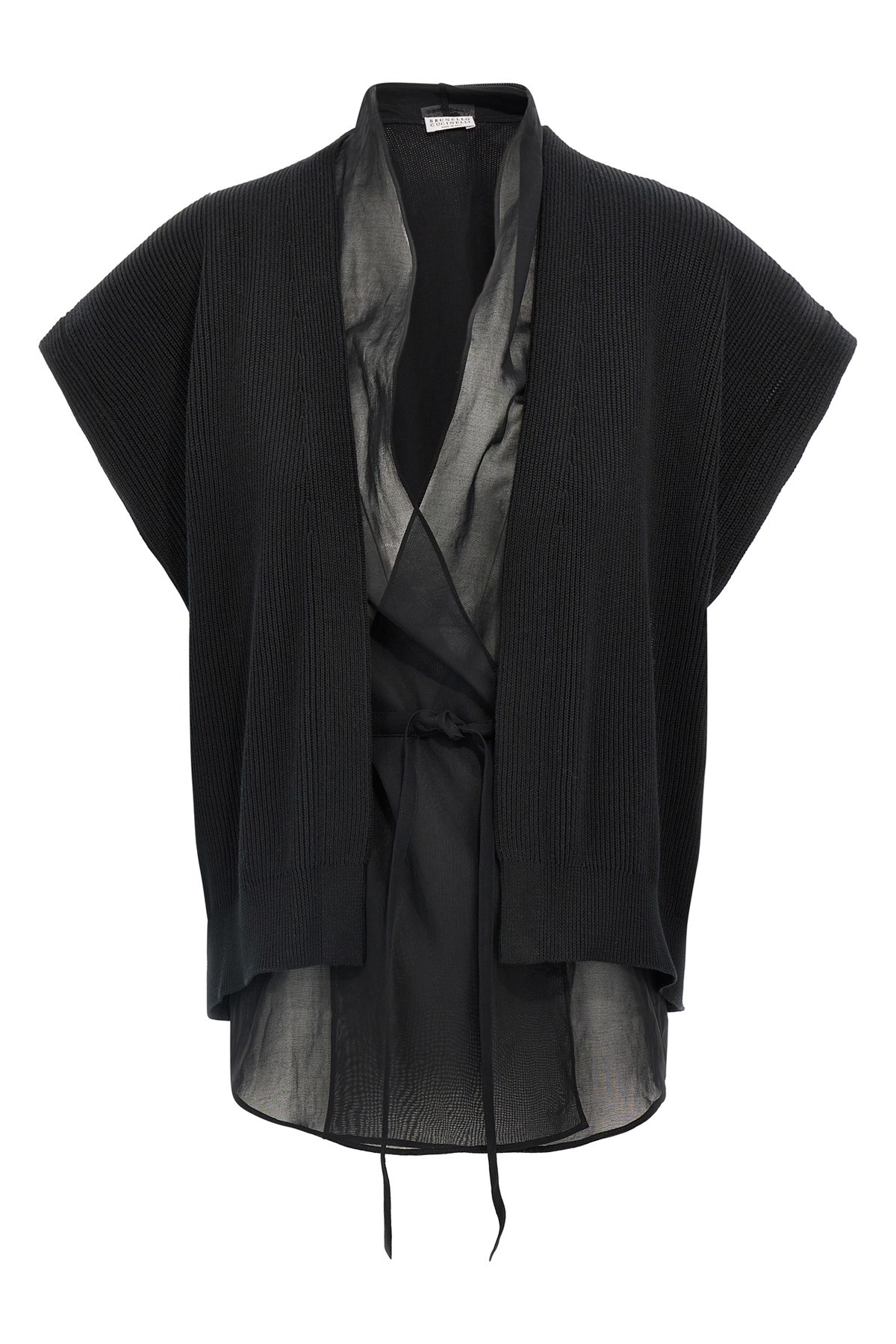 Brunello Cucinelli Layered Cardigan Sweaters And Cardigans