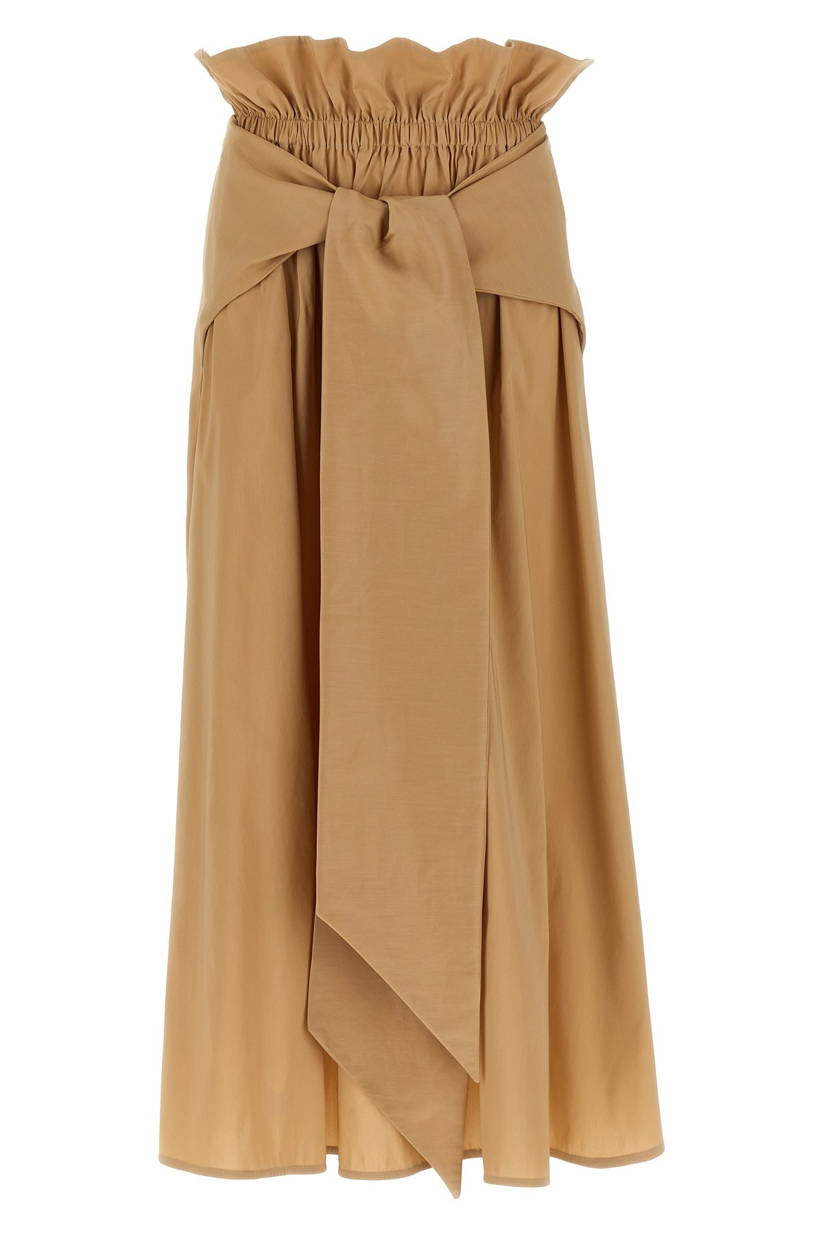 Fabiana Filippi Tulip Midi Skirt With Front Bow