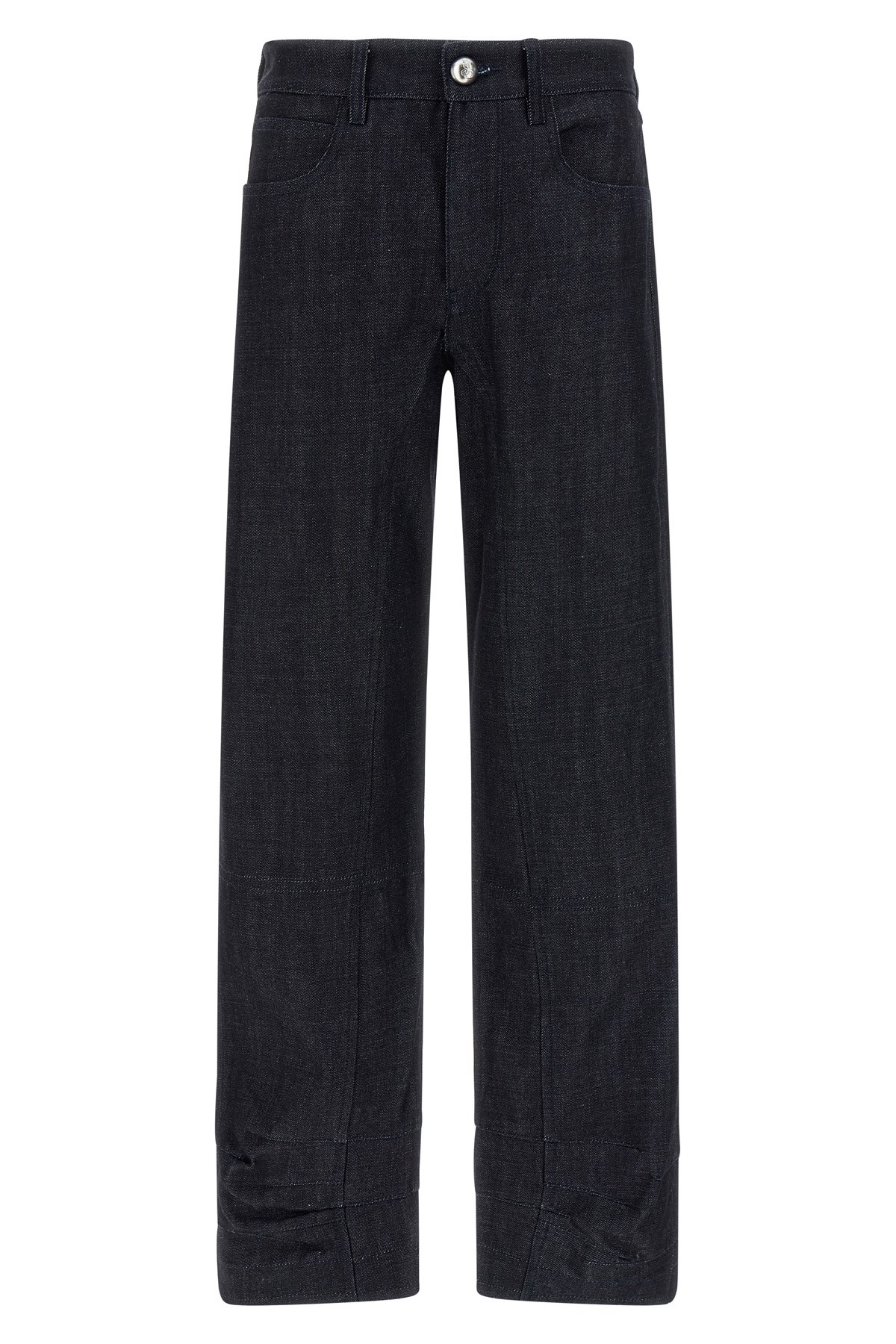 Jil Sander Denim Jeans With Back Pocket And Belt Loops