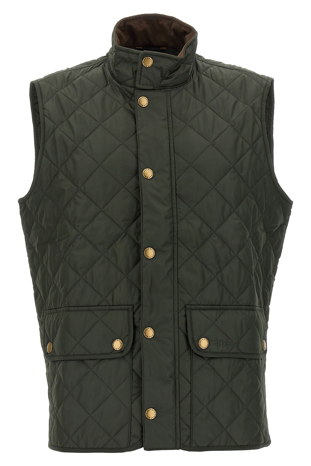 Barbour Sleeveless Cotton Vest In Green