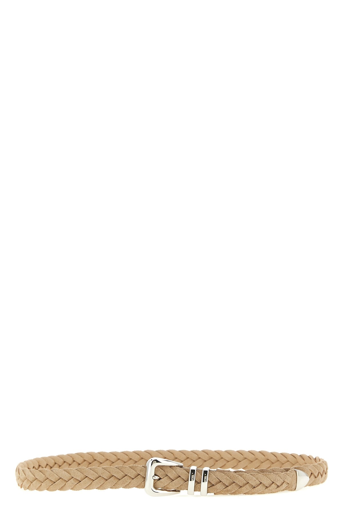 Braided Calfskin Belt - Size 105 cm