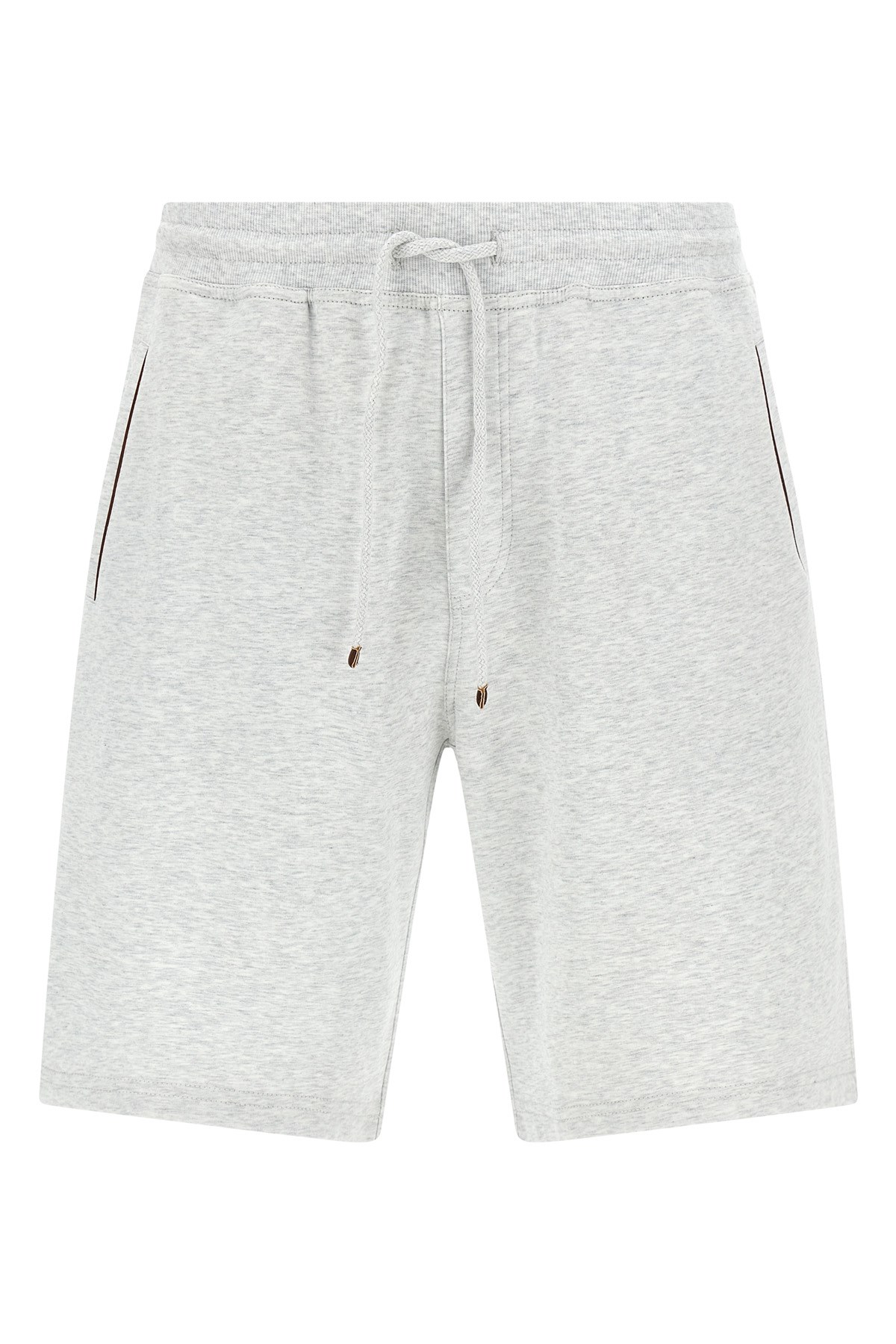 Brunello Cucinelli Grey Jersey Bermuda Shorts