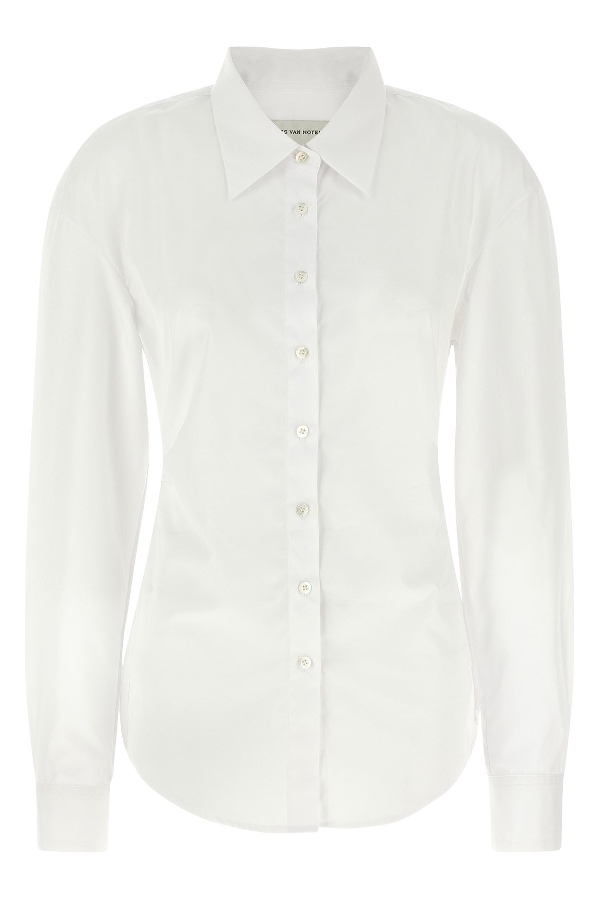 Dries Van Noten Women Built-in Belt Shirt In White
