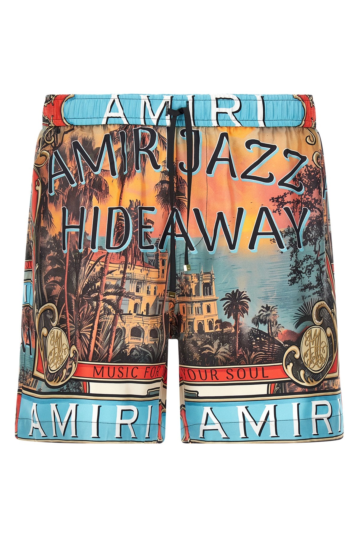 Amiri Jazz Hideaway Bermuda And Short Multicolor