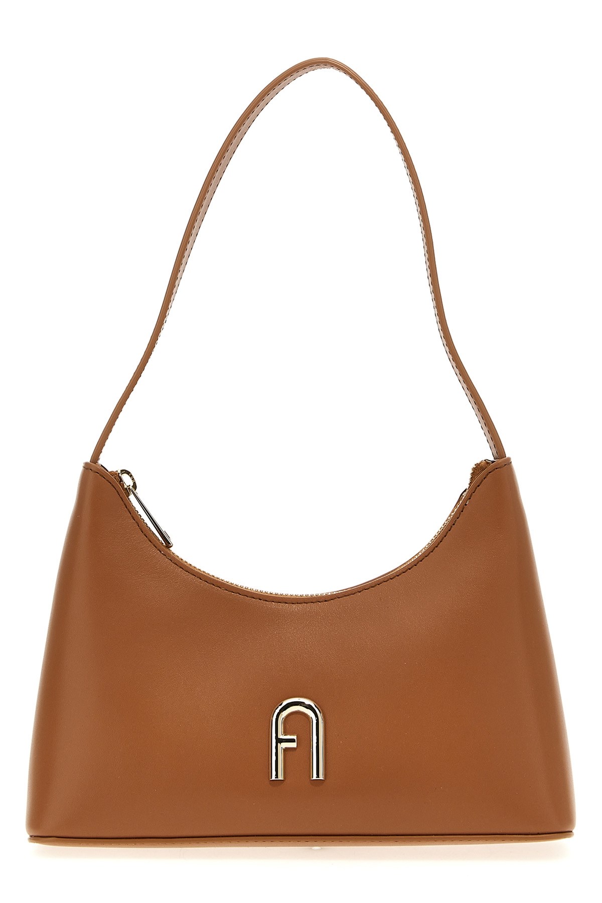 FURLA Mini-Umhängetasche "Furla Diamante" Braun female